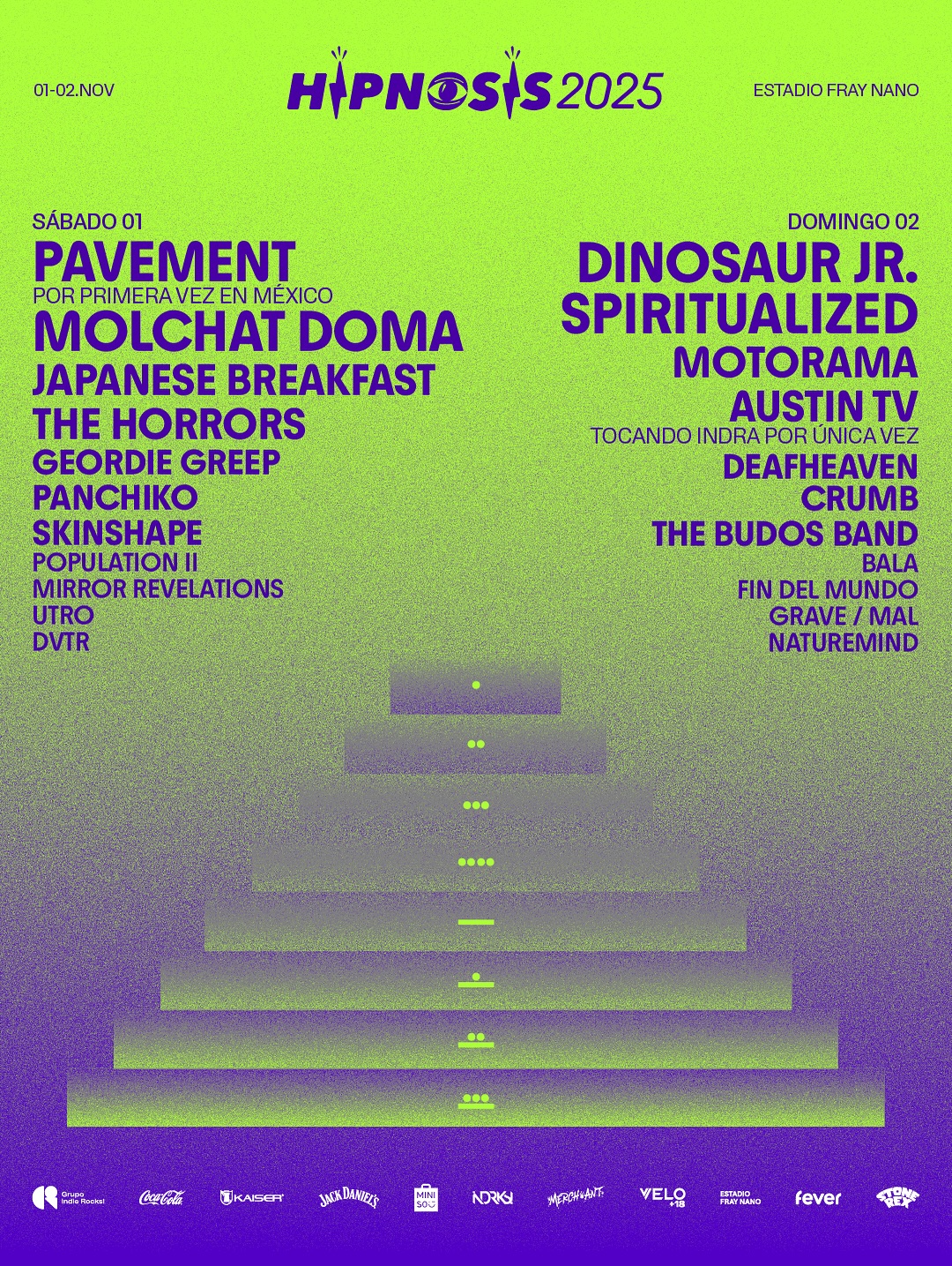 Hipnosis 2025: lineup, horarios, mapa y precios
