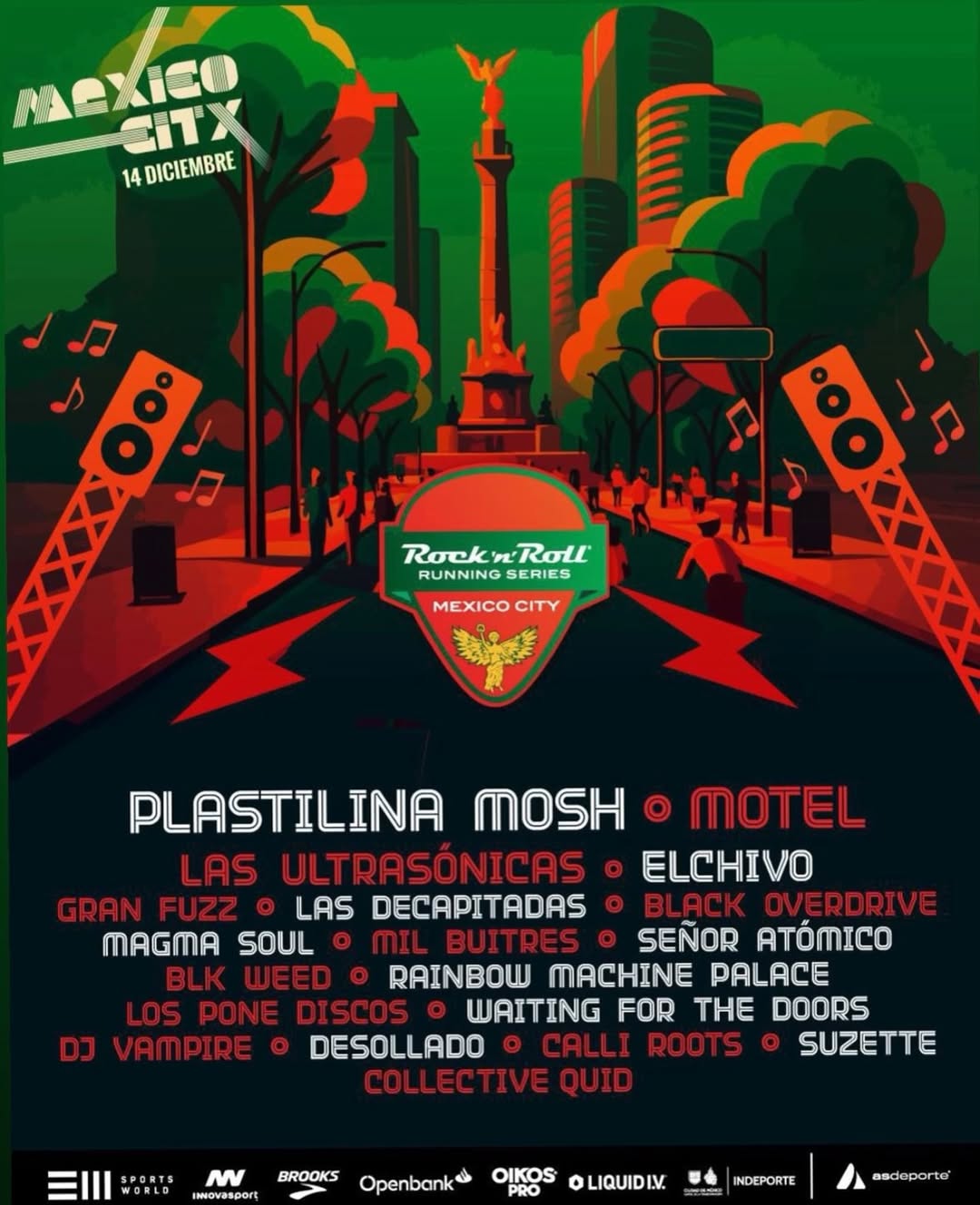 PRECIOS: Rock ‘n’ Roll Running Series Mexico City 2025