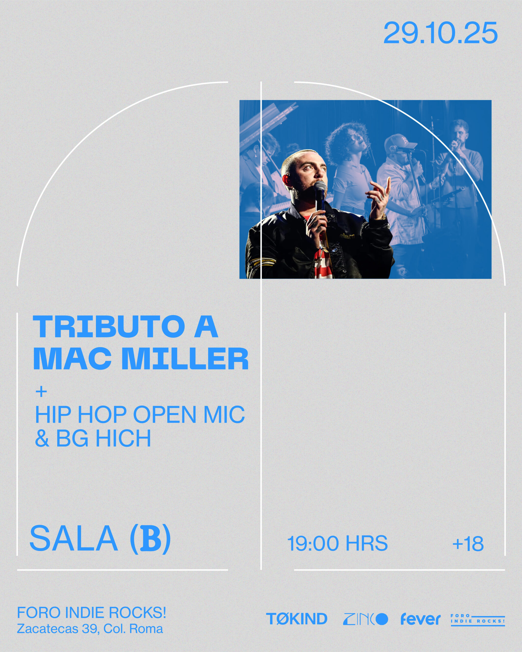 PRECIOS: Tributo a Mac Miller en el Foro Indie Rocks!