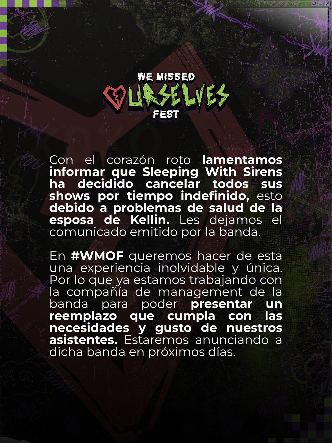 We missed comunicado
