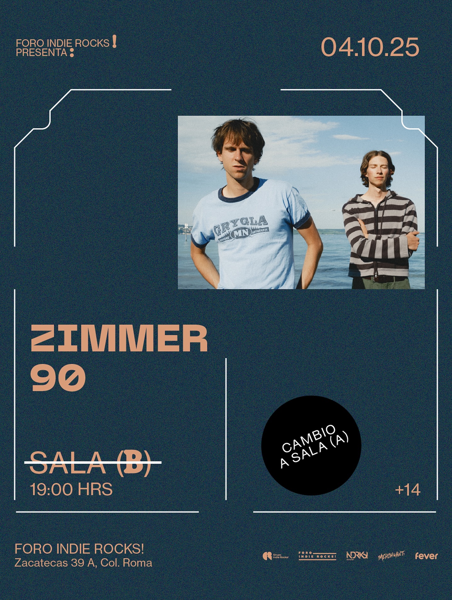 Zimmer90 cambio de sala