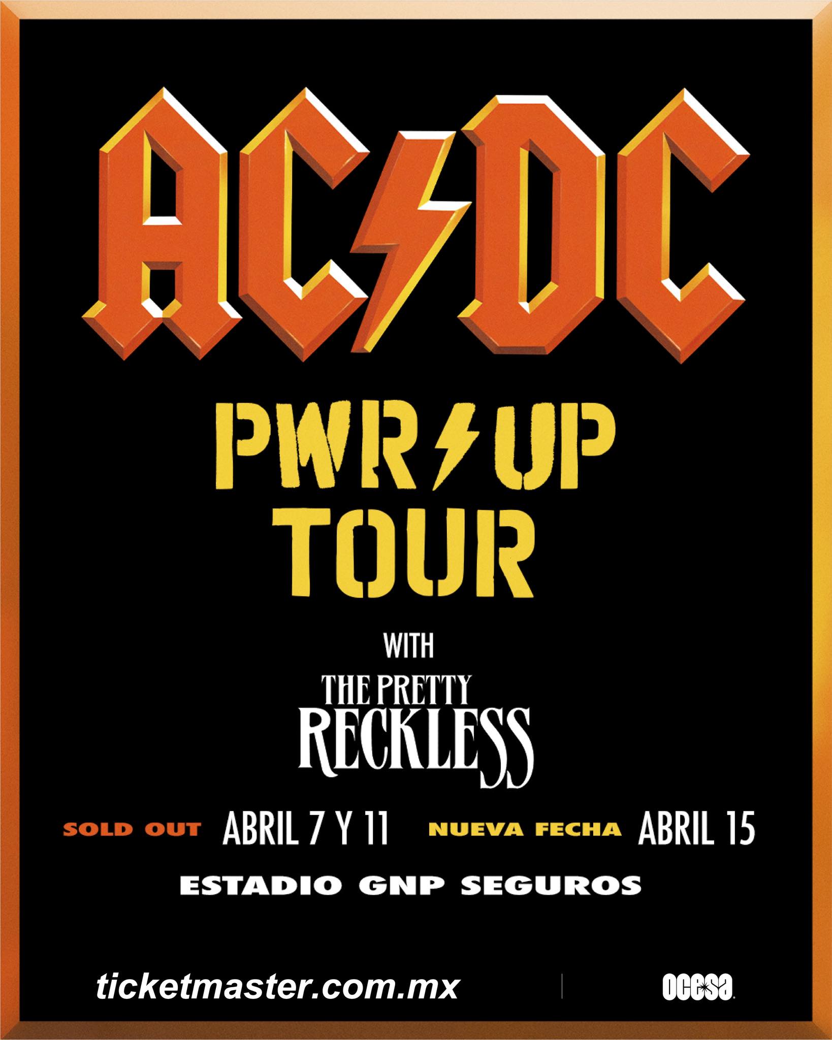 NUEVA FECHA: AC/DC se presentará en el Estadio GNP Seguros con The Pretty Reckless