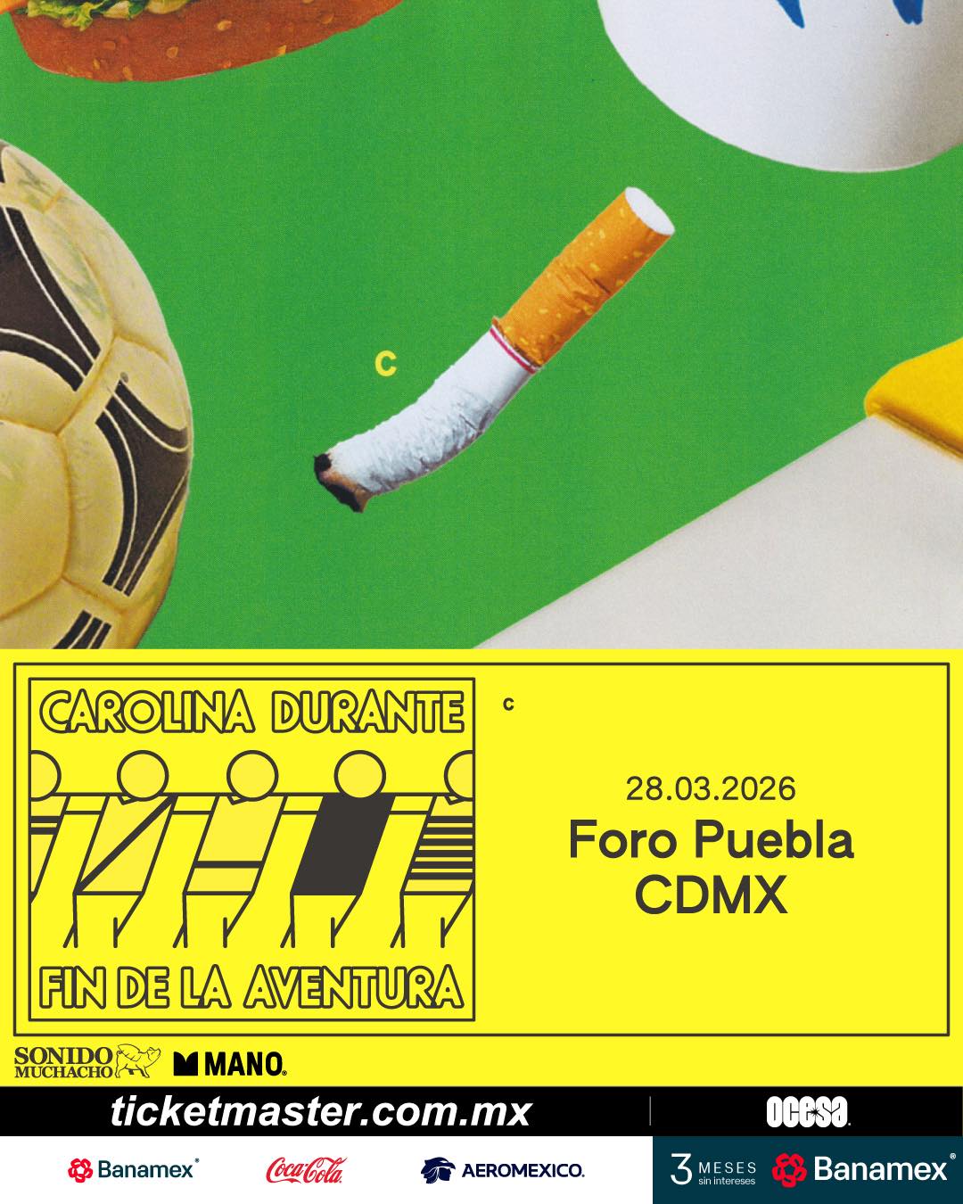 PRECIOS: Carolina Durante hará vibrar el Foro Puebla