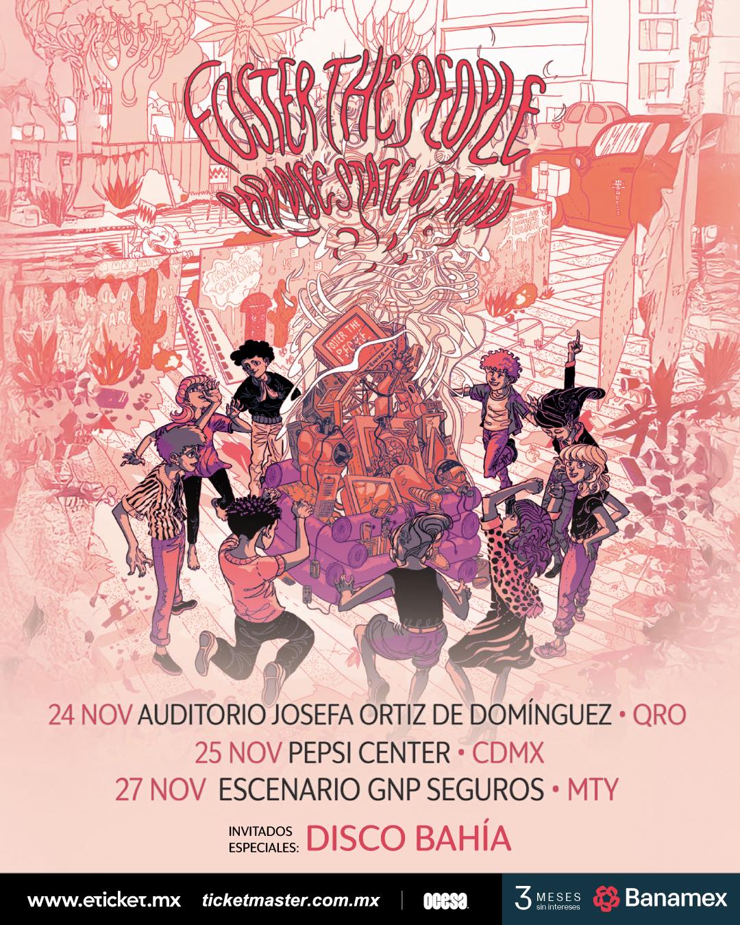 PRECIOS: Foster the People se presentará en el Pepsi Center