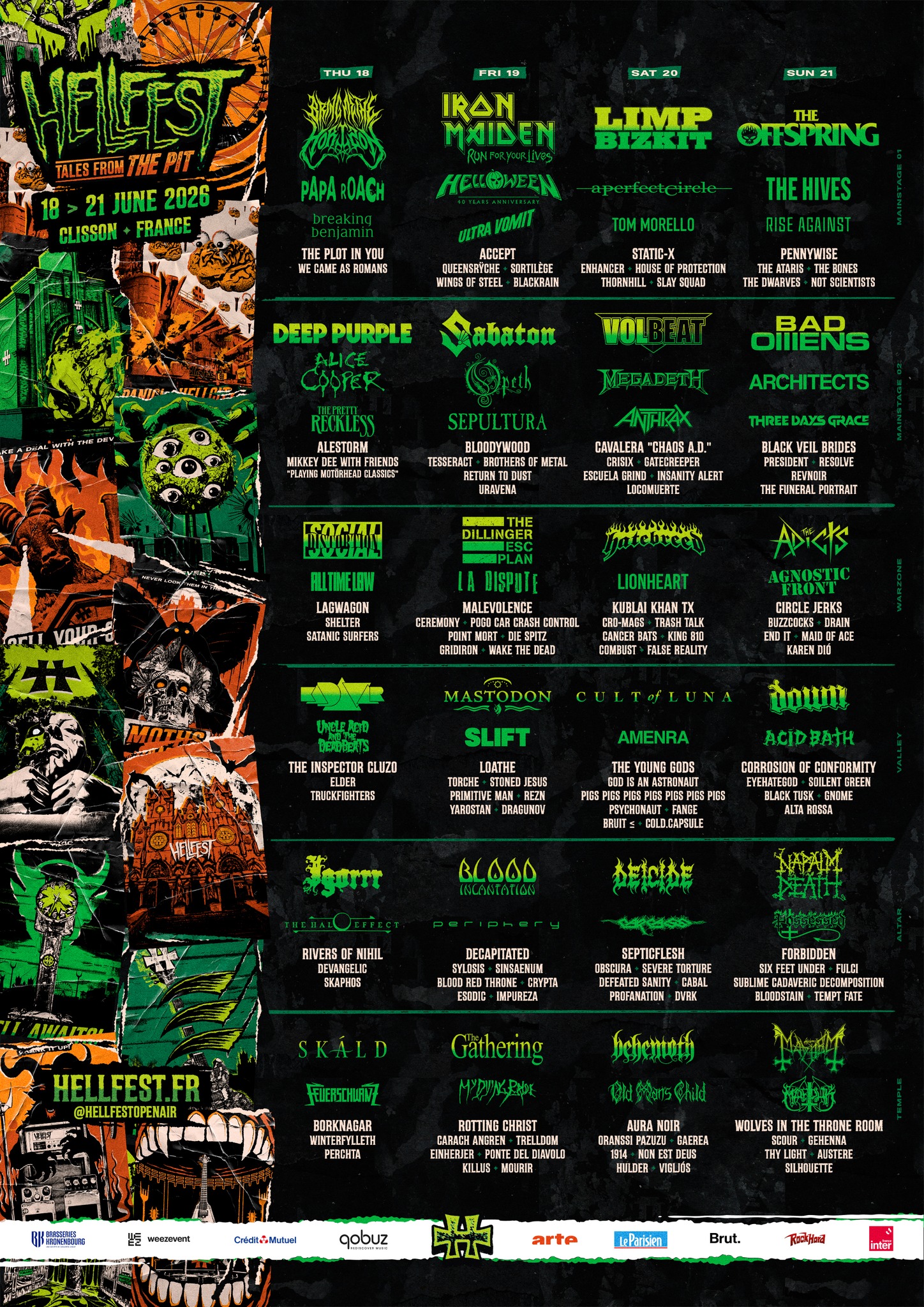 Hellfest 2026 anuncia lineup