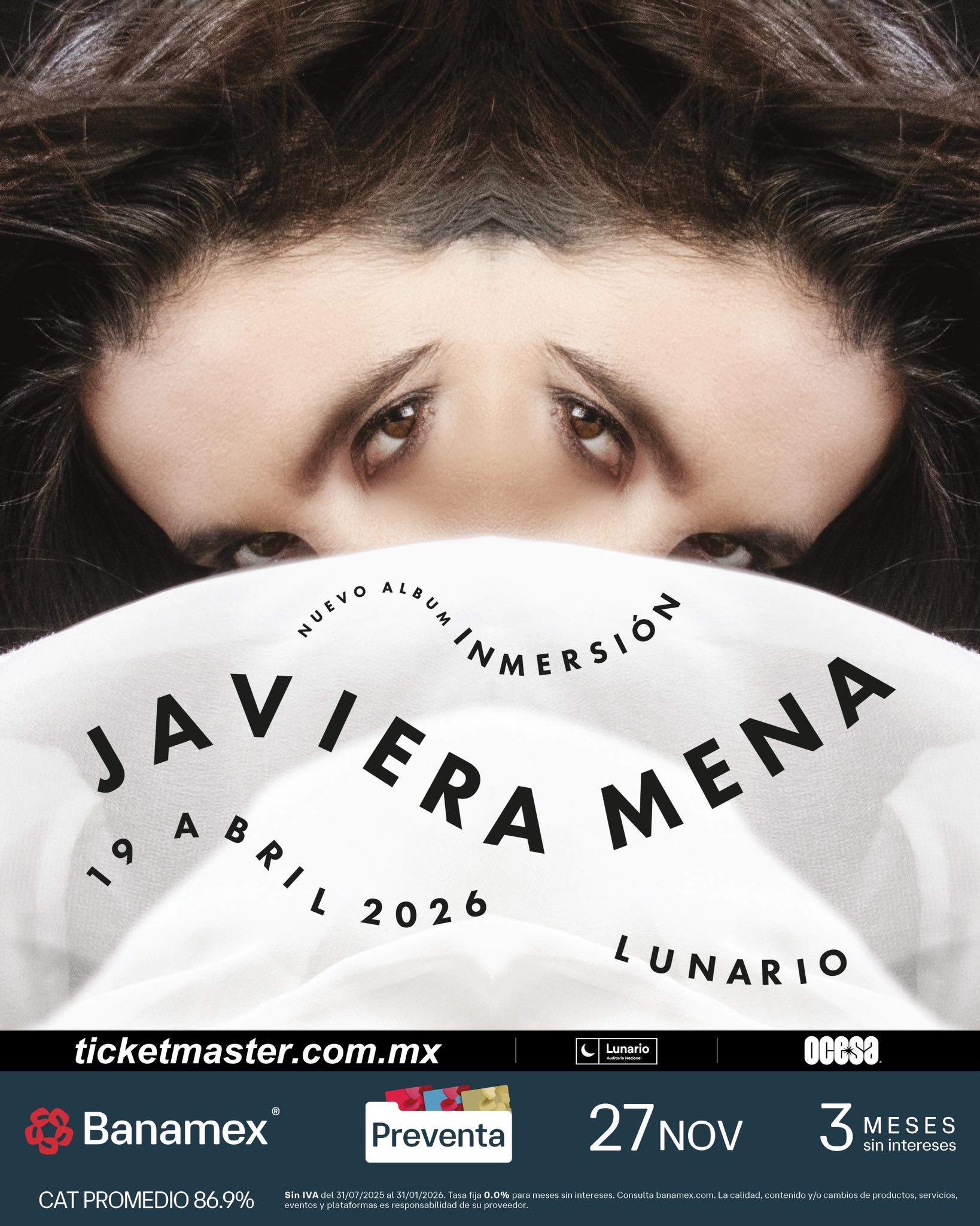 PRECIOS: Javiera Mena hará vibrar el Lunario