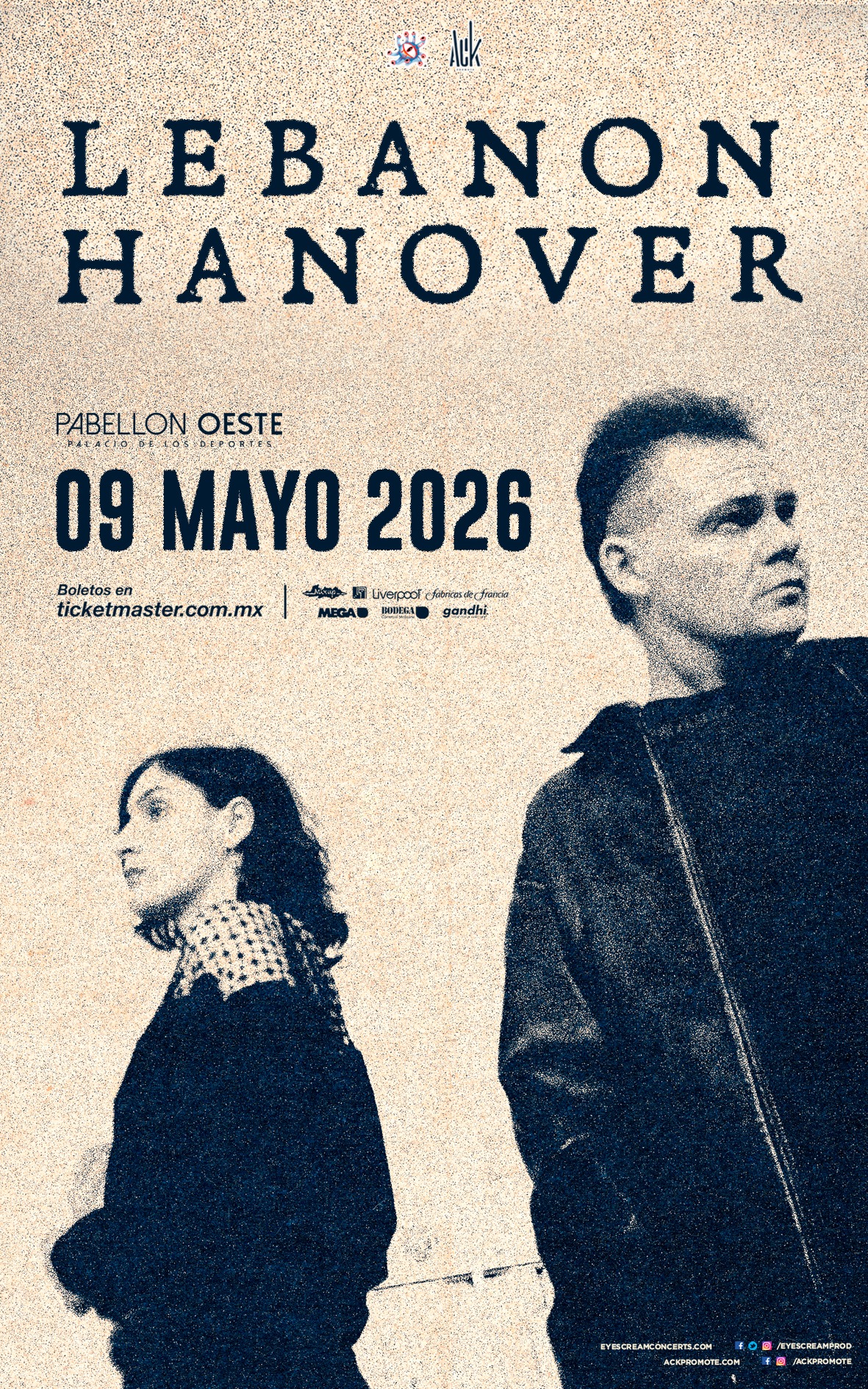 Lebanon Hanover llegará al Pabellón Oeste