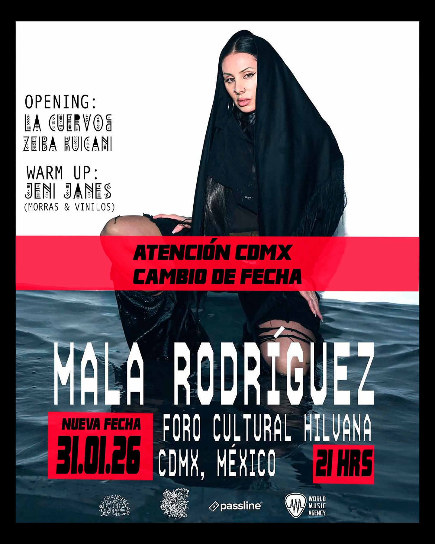 CAMBIO DE FECHA: Mala Rodríguez en el Foro Cultural Hilvana