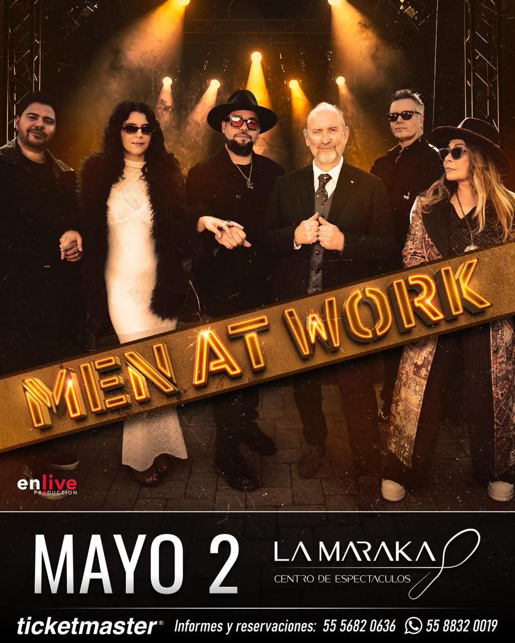 PRECIOS: Men at Work se presentará en La Maraka