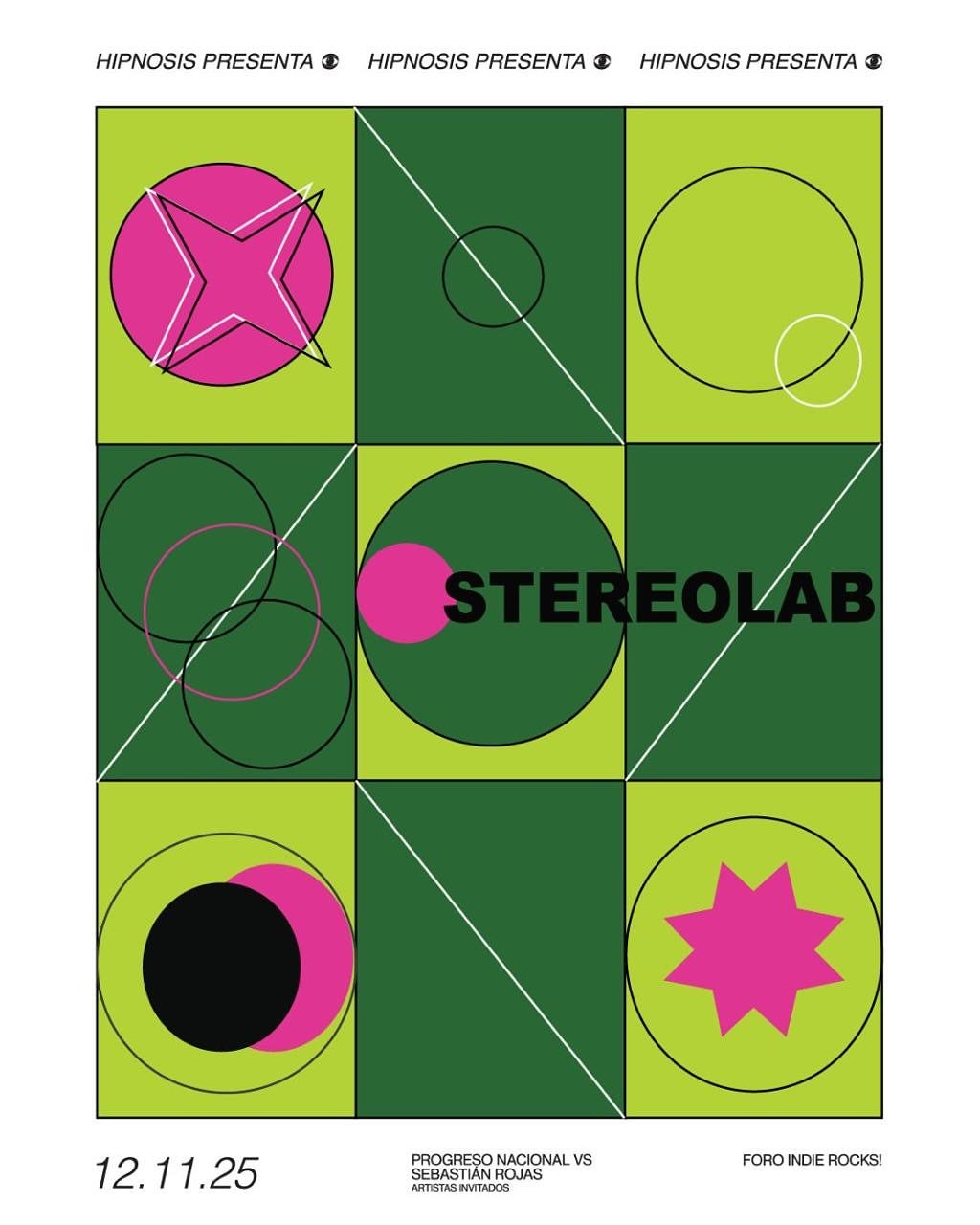 SOLD OUT: HIPNOSIS presenta Stereolab en el Foro Indie Rocks!