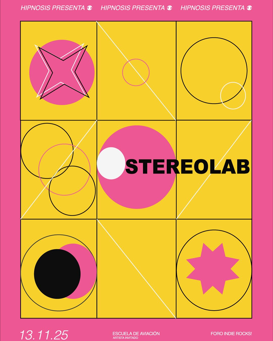 SOLD OUT: HIPNOSIS presenta Stereolab en el Foro Indie Rocks!