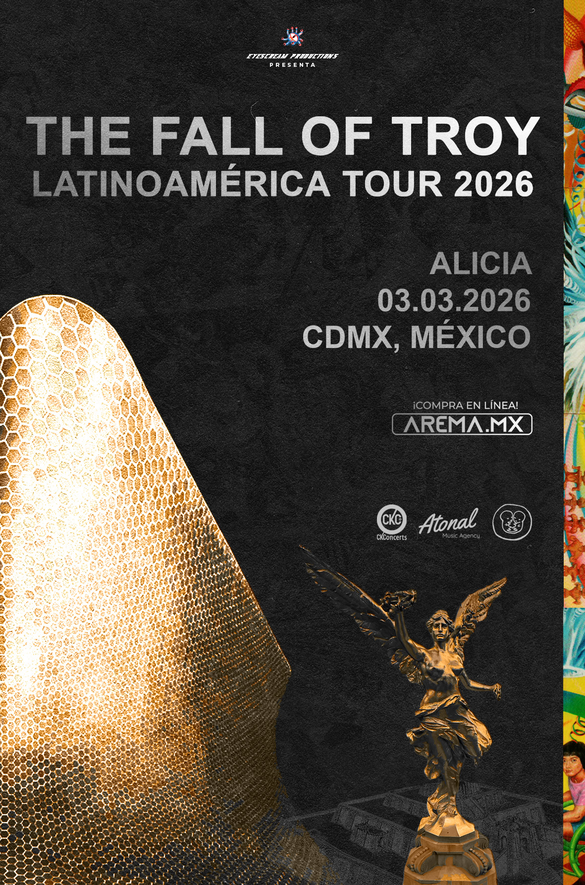 PRECIOS: The Fall of Troy se presentará en El Alicia