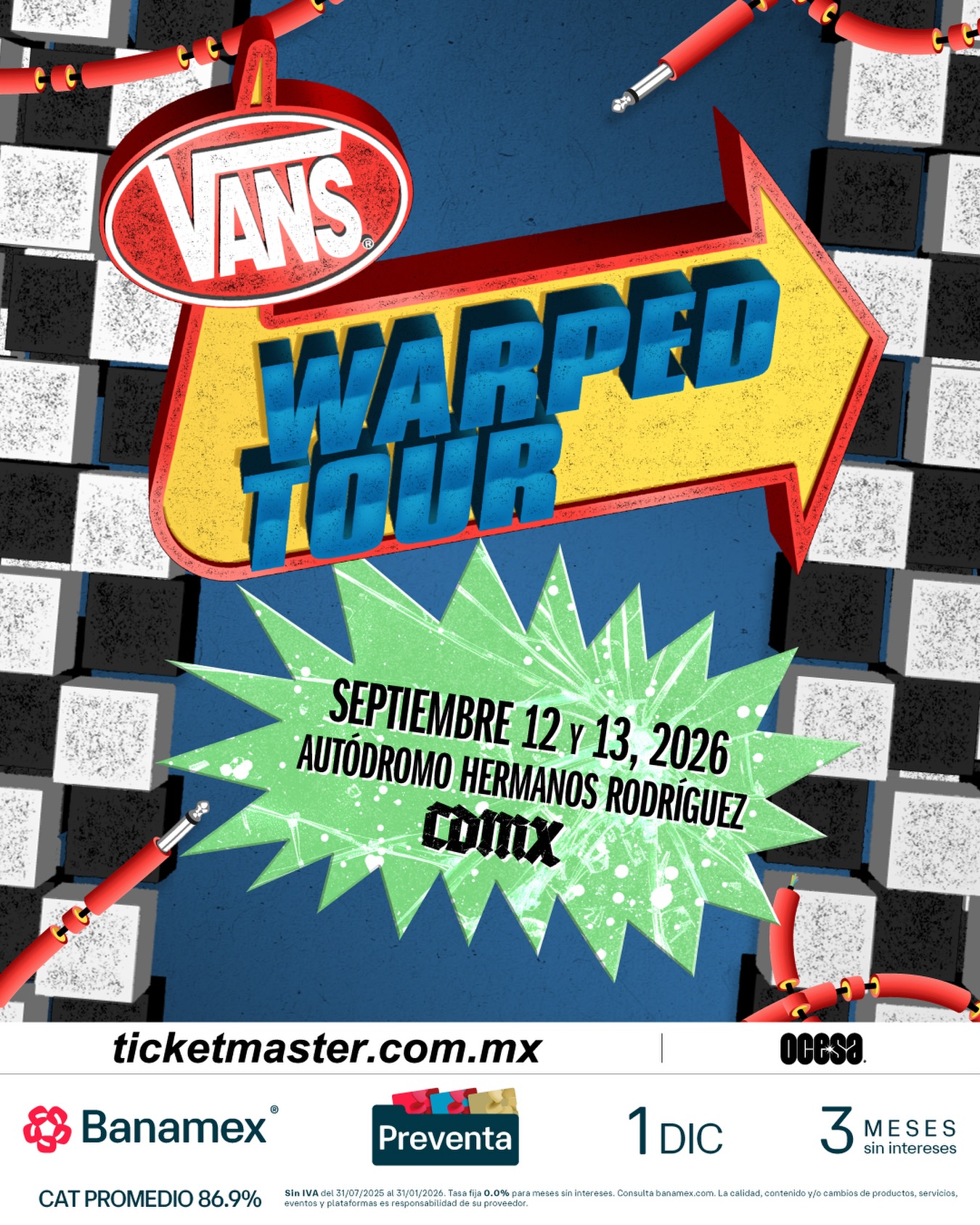 PRECIOS: Vans Warped Tour llegará a México en 2026