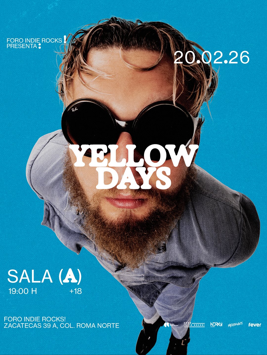 Yellow Days se presentará en el Foro Indie Rocks!