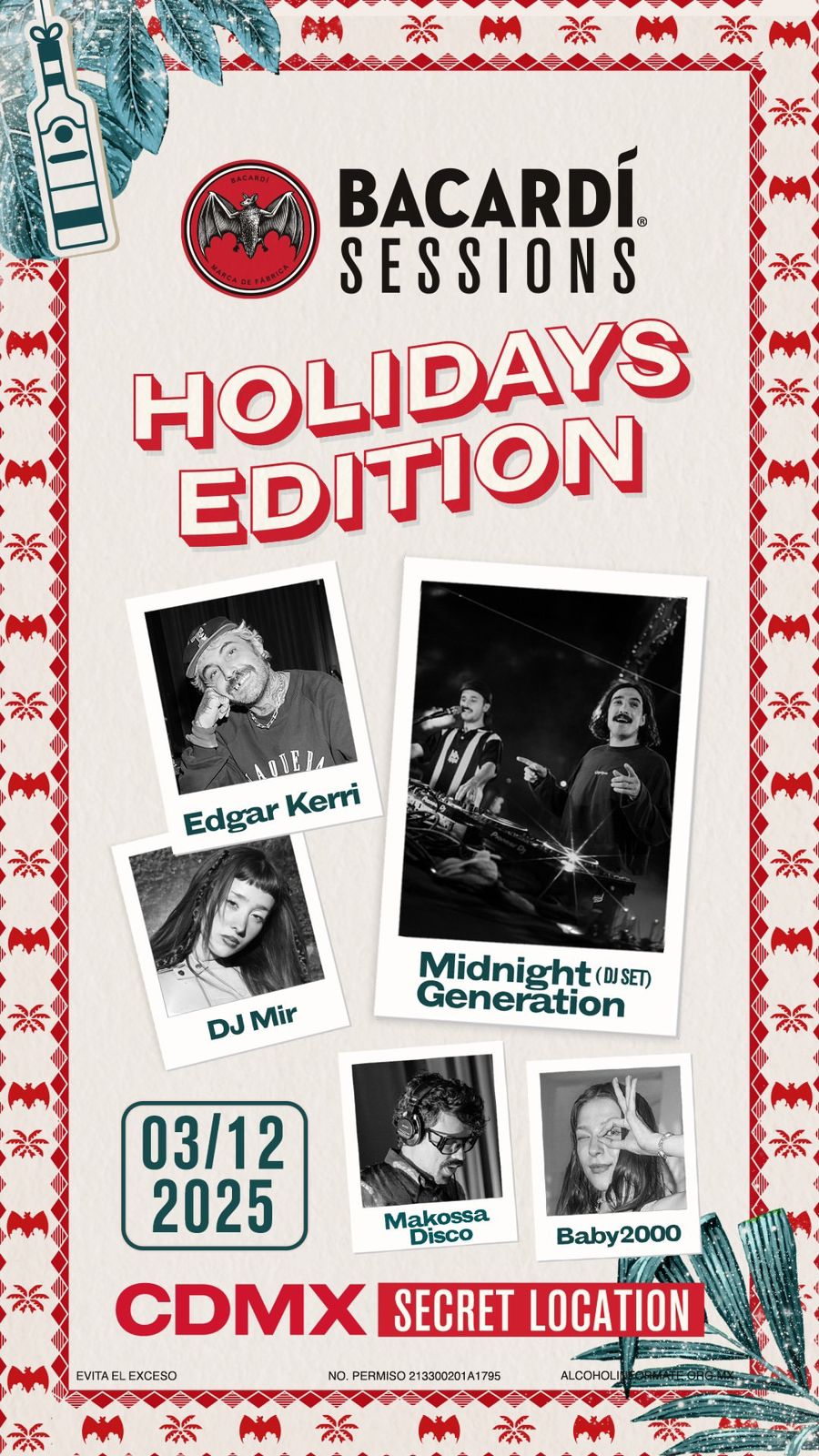 Bacardí Session: Holiday Edition — Una noche para celebrar con la música que enciende la fiesta