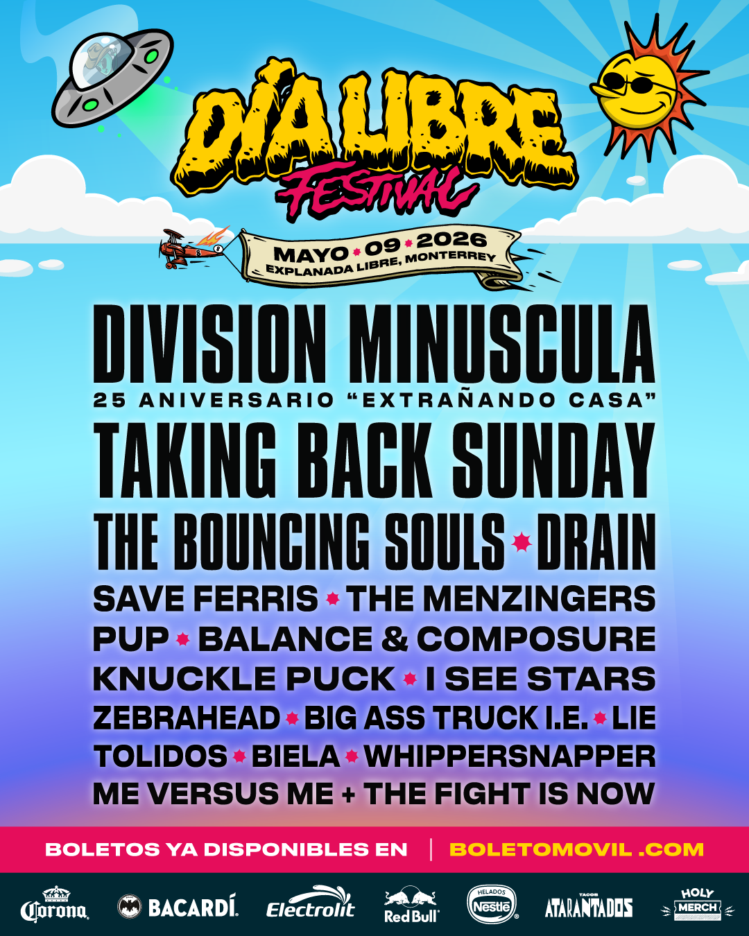 PRECIOS: Día Libre Festival 2026 anuncia lineup