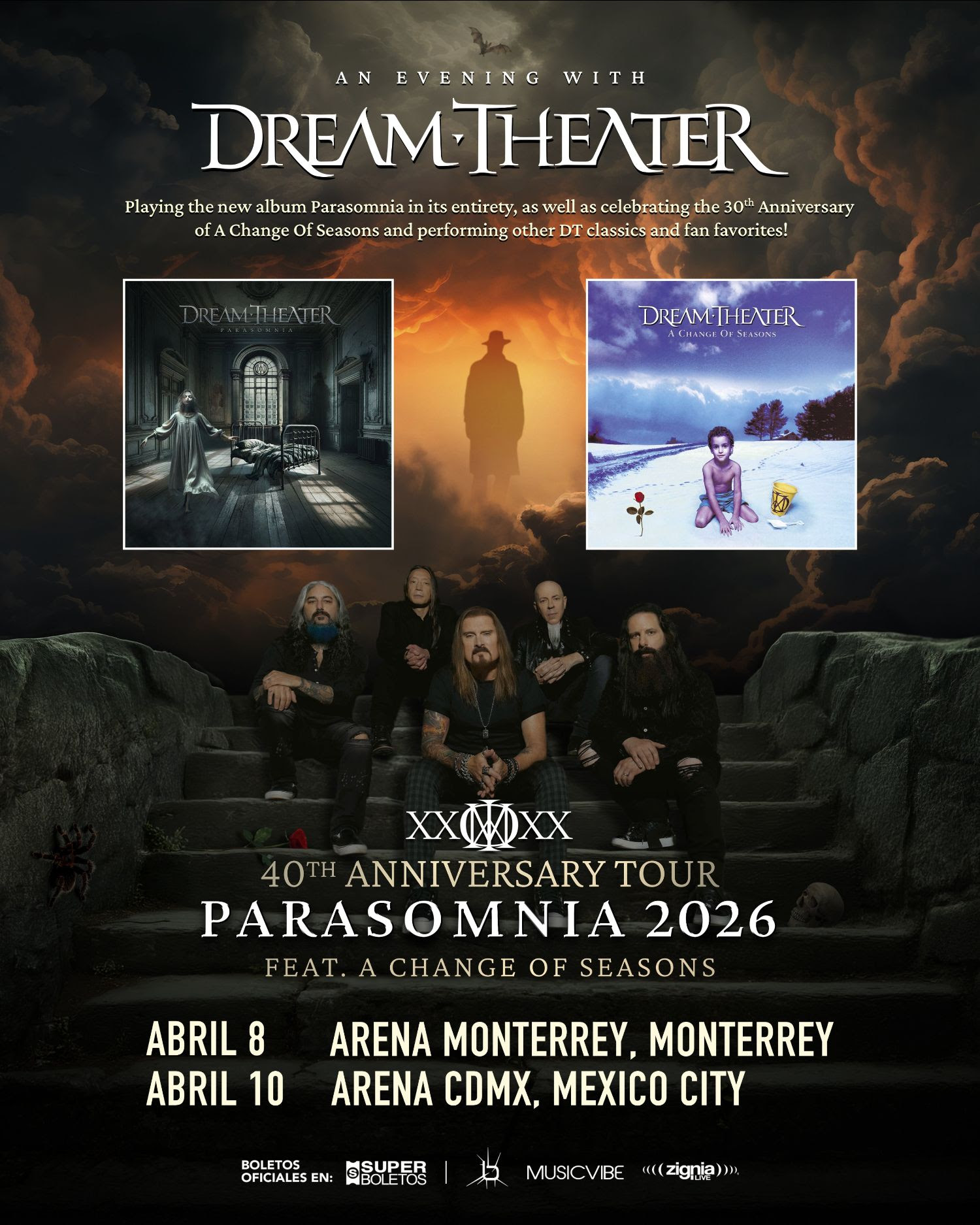 Dream Theater invadirá la Arena CDMX