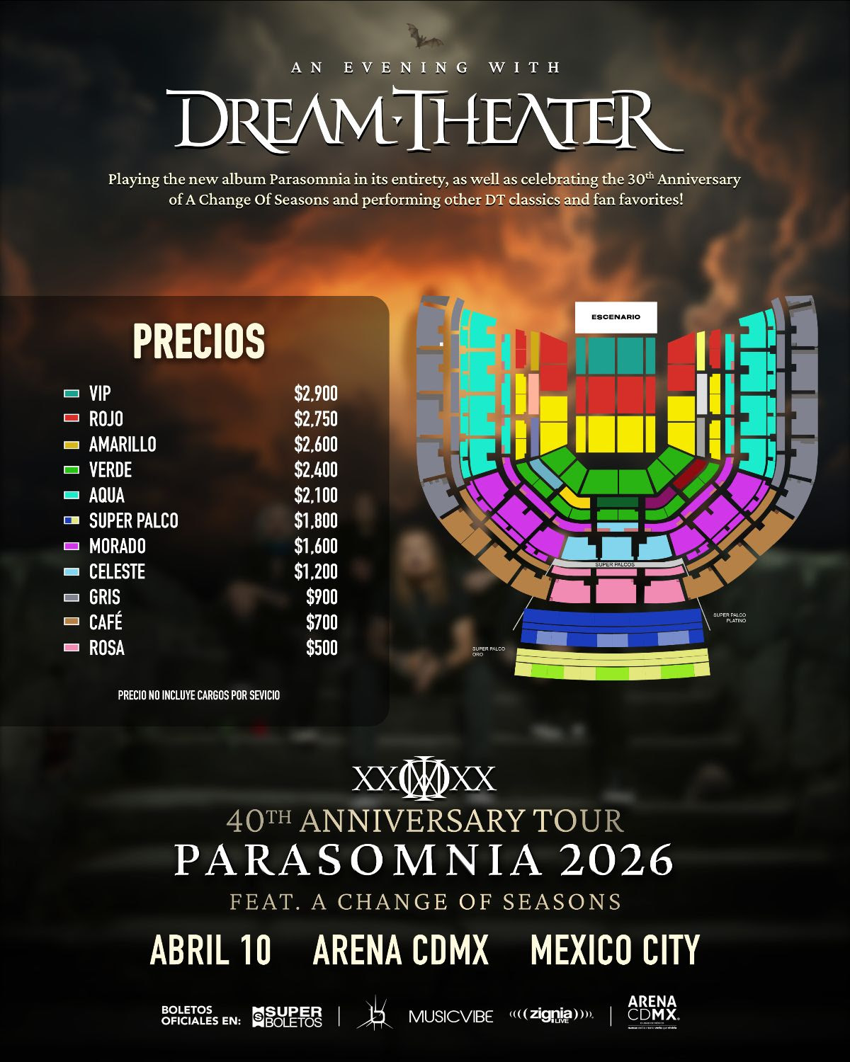 Dream theter precios