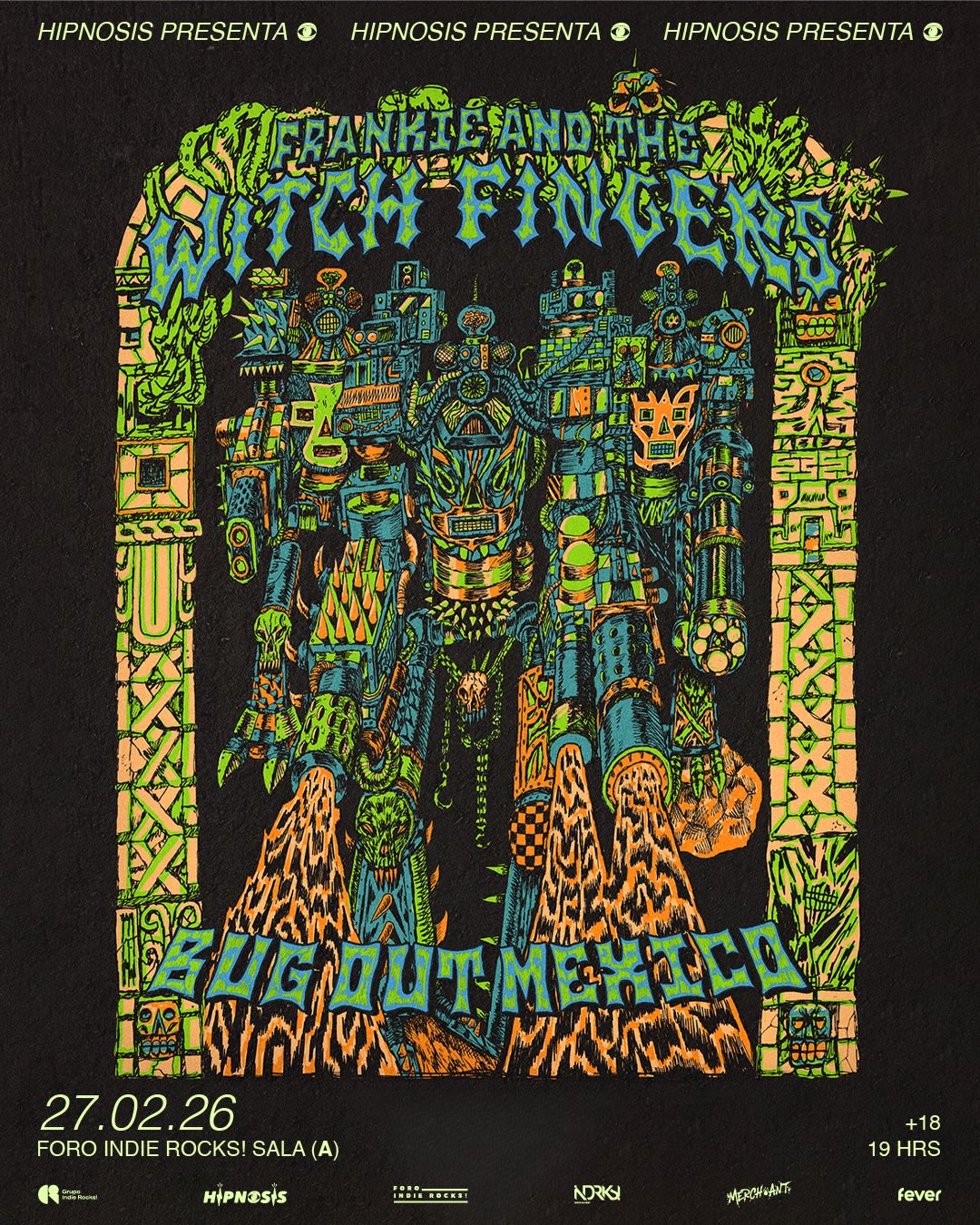 Frankie and the Witch Fingers se presentará en el Foro Indie Rocks!