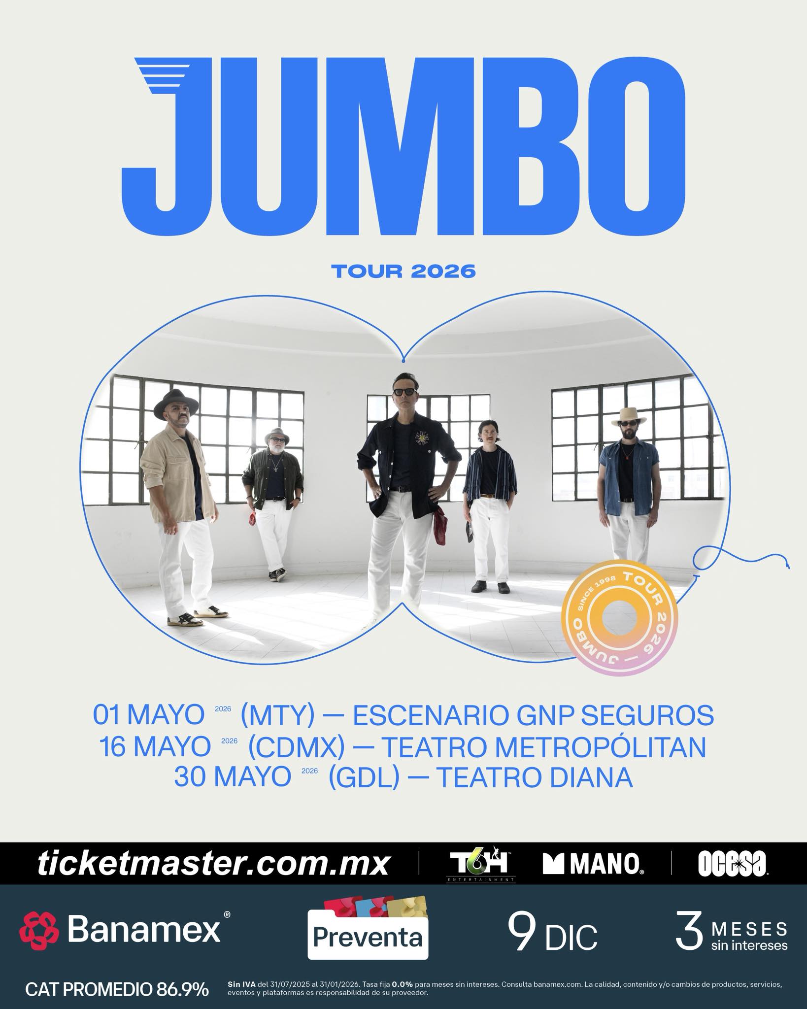 PRECIOS: Jumbo llegará al Teatro Metropólitan