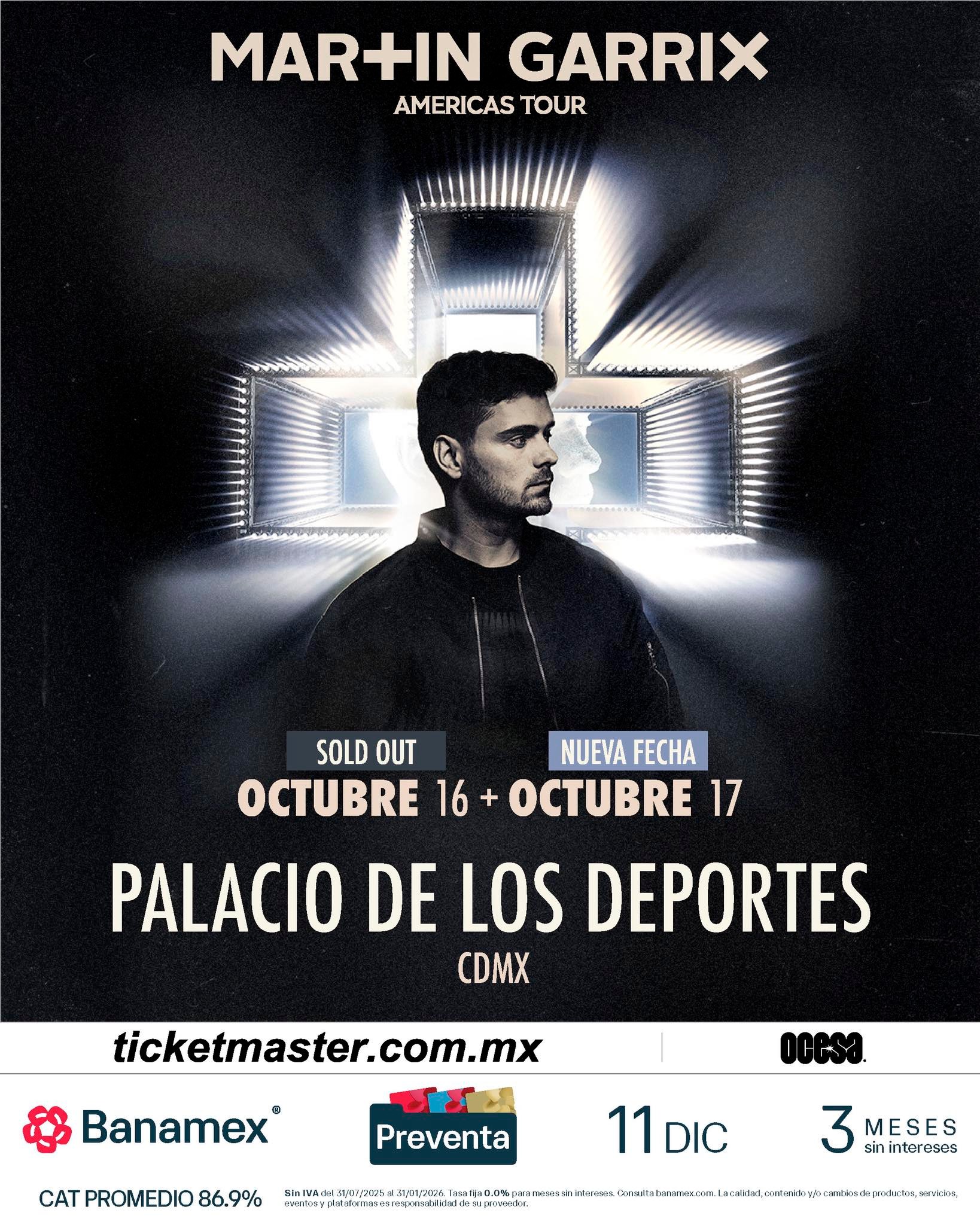 NUEVA FECHA: Martin Garrix encenderá el Palacio de los Deportes