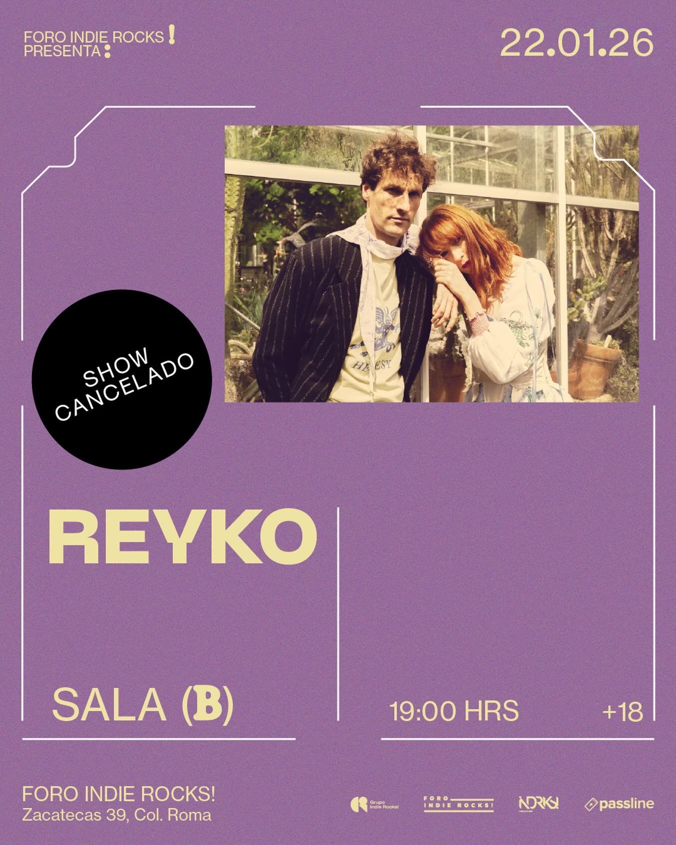 Reyko cancelado