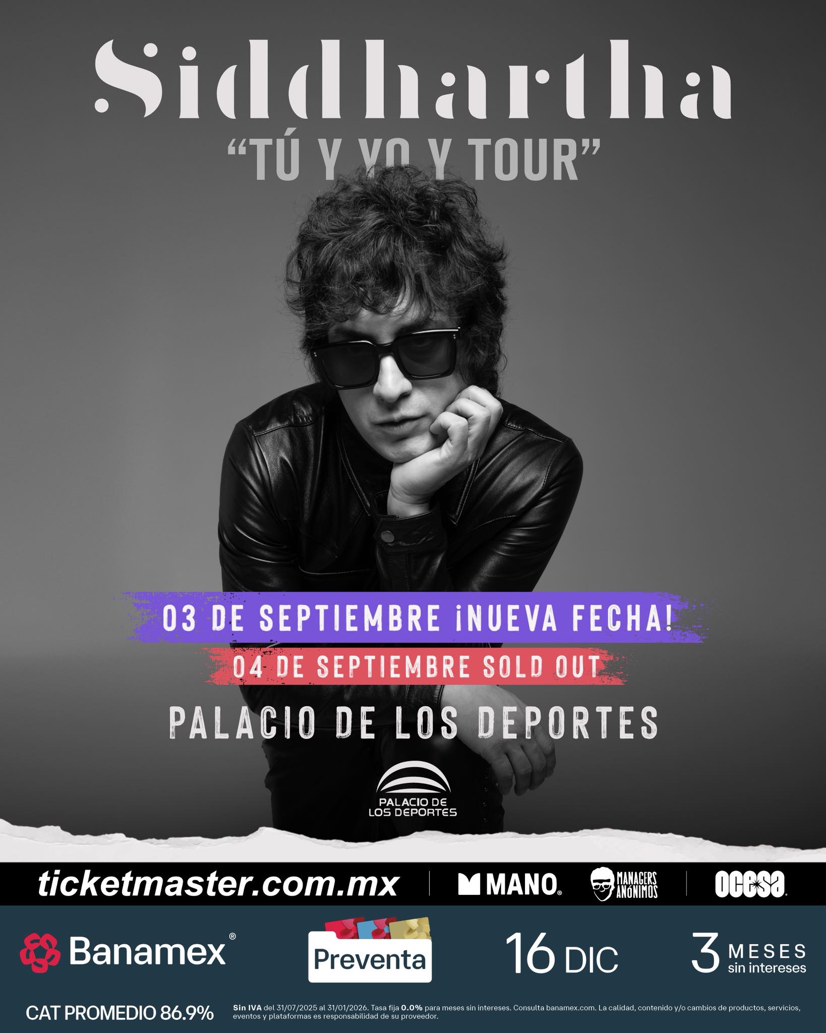 Siddhartha palacio nueva fecha