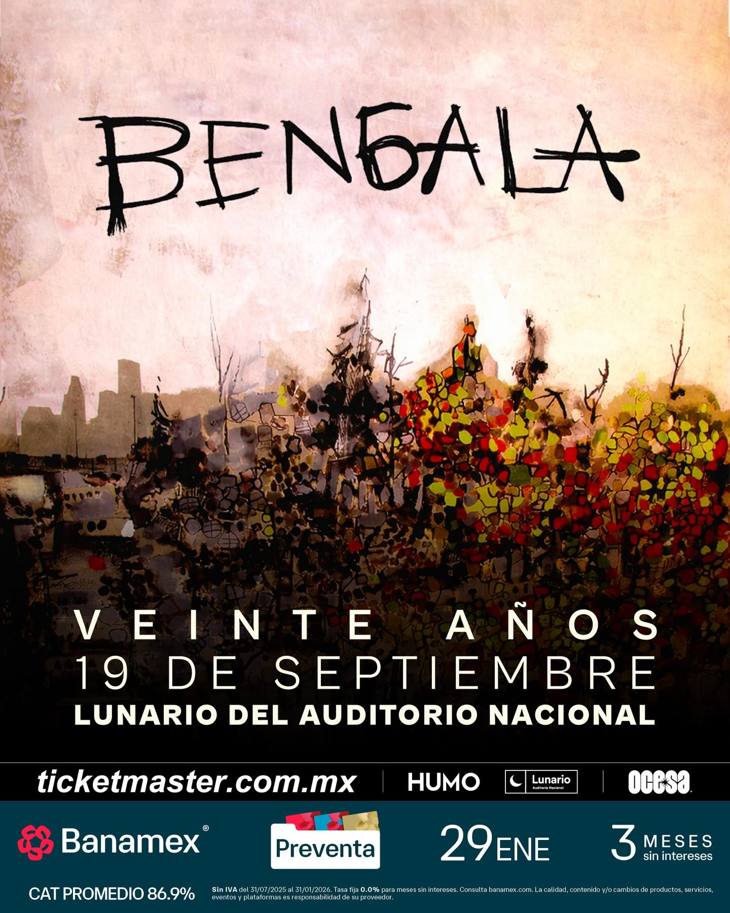 Bengala se presentará en el Lunario