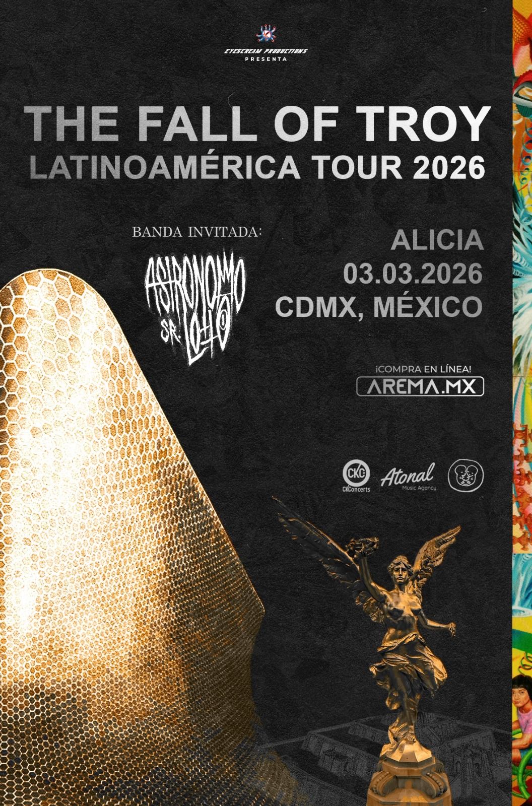 PRECIOS: The Fall of Troy se presentará en El Alicia