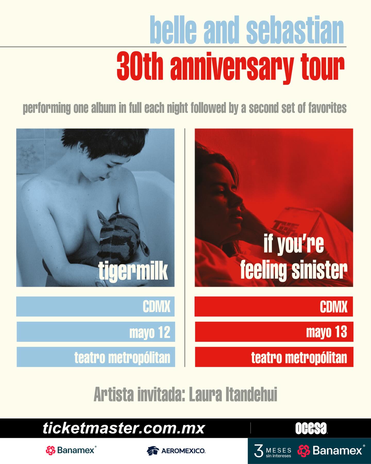 PRECIOS: Belle and Sebastian ofrecerá dos shows en el Teatro Metropólitan 