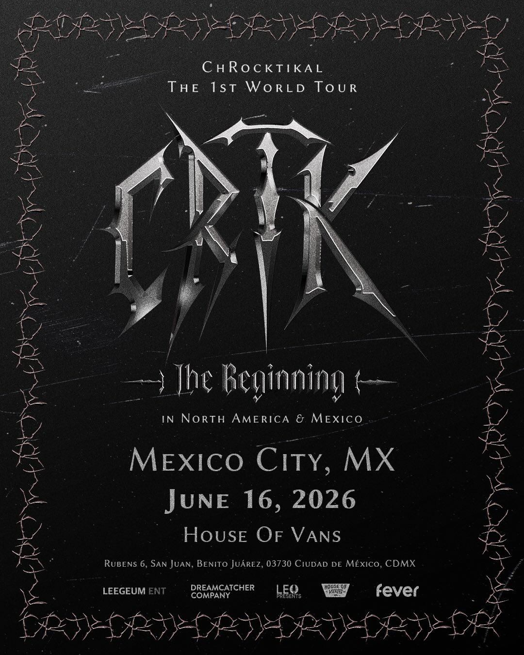 ChRocktikal (크록티칼) se presentará en House of Vans