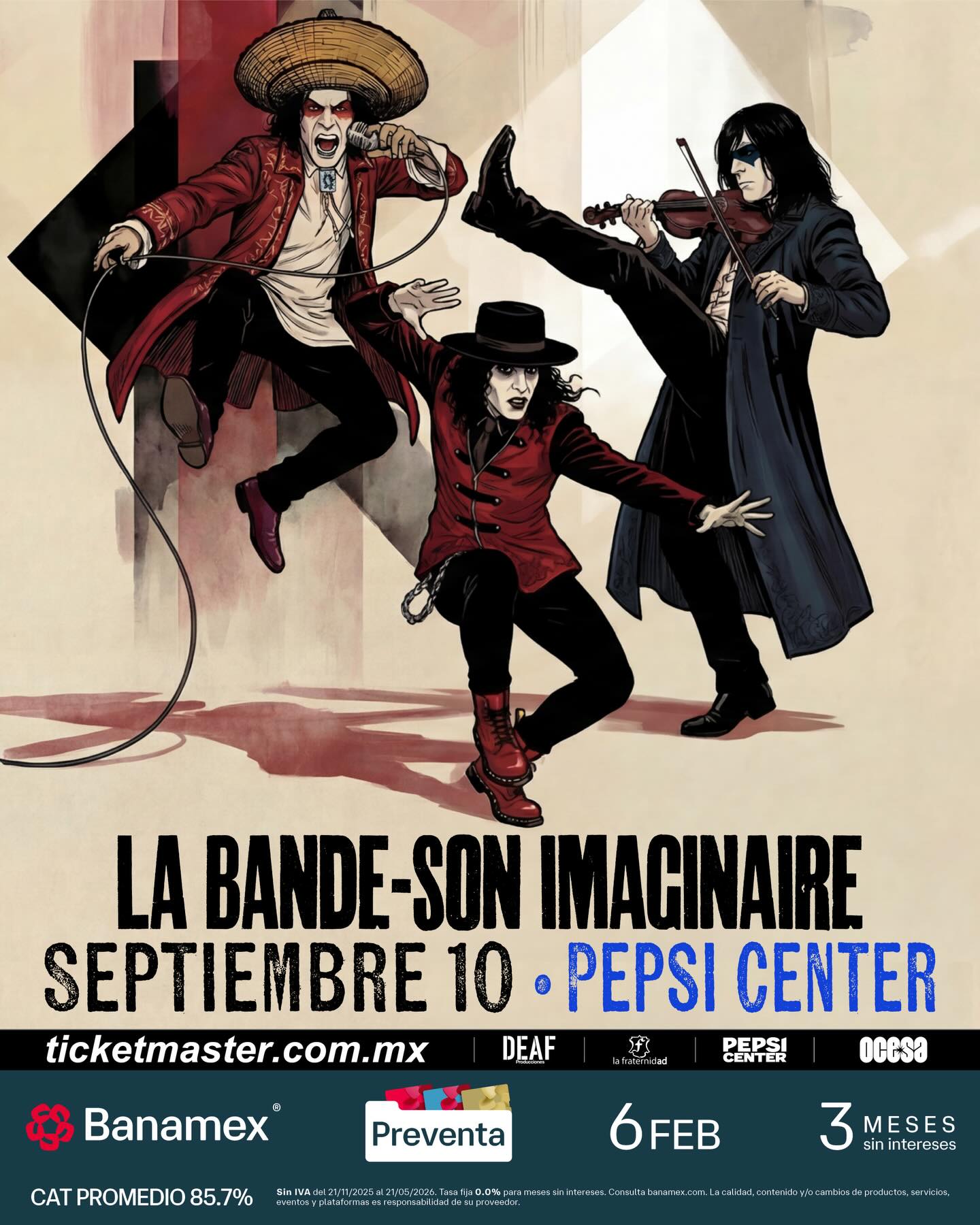 La Bande-Son Imaginaire llegará al Pepsi Center