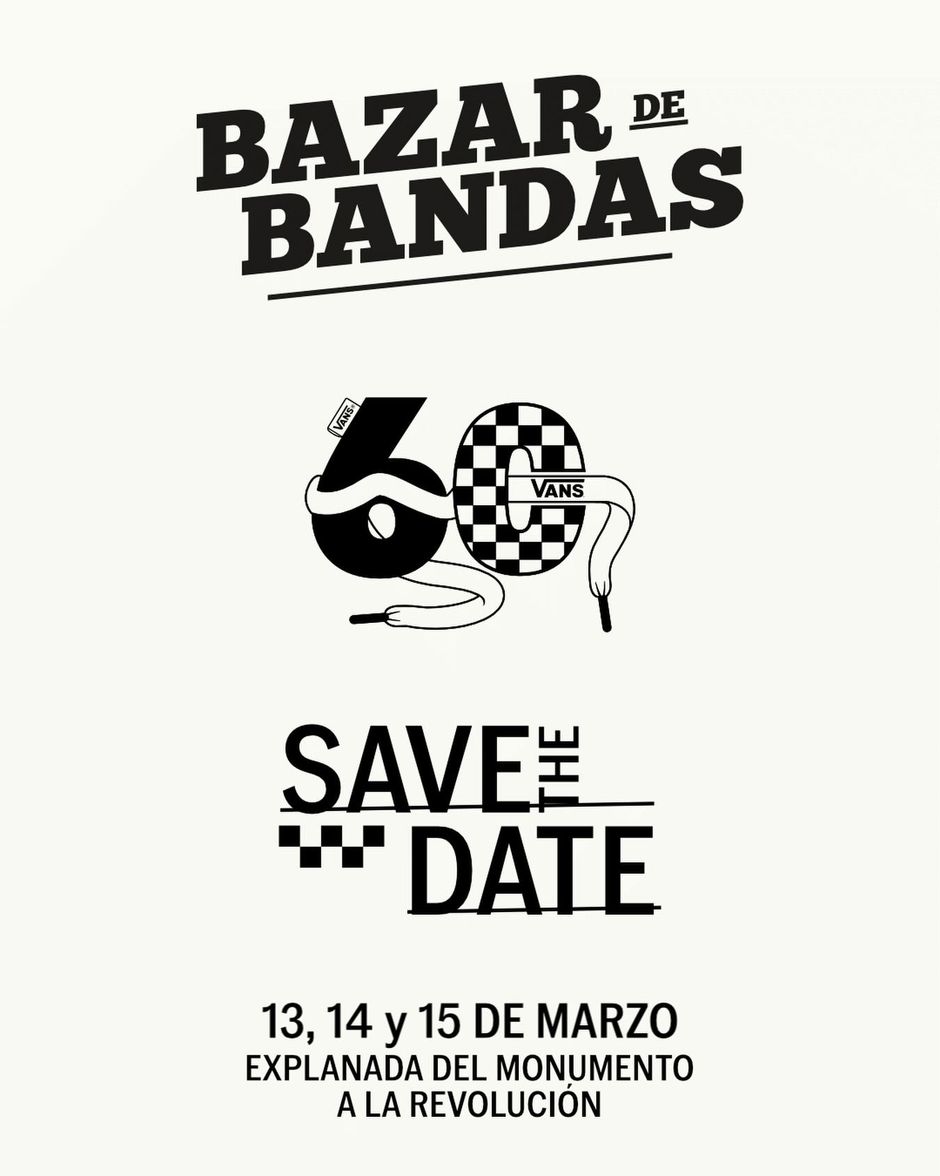 Save The Date: Bazar de Bandas en la Explanada del Monumento a la Revolución