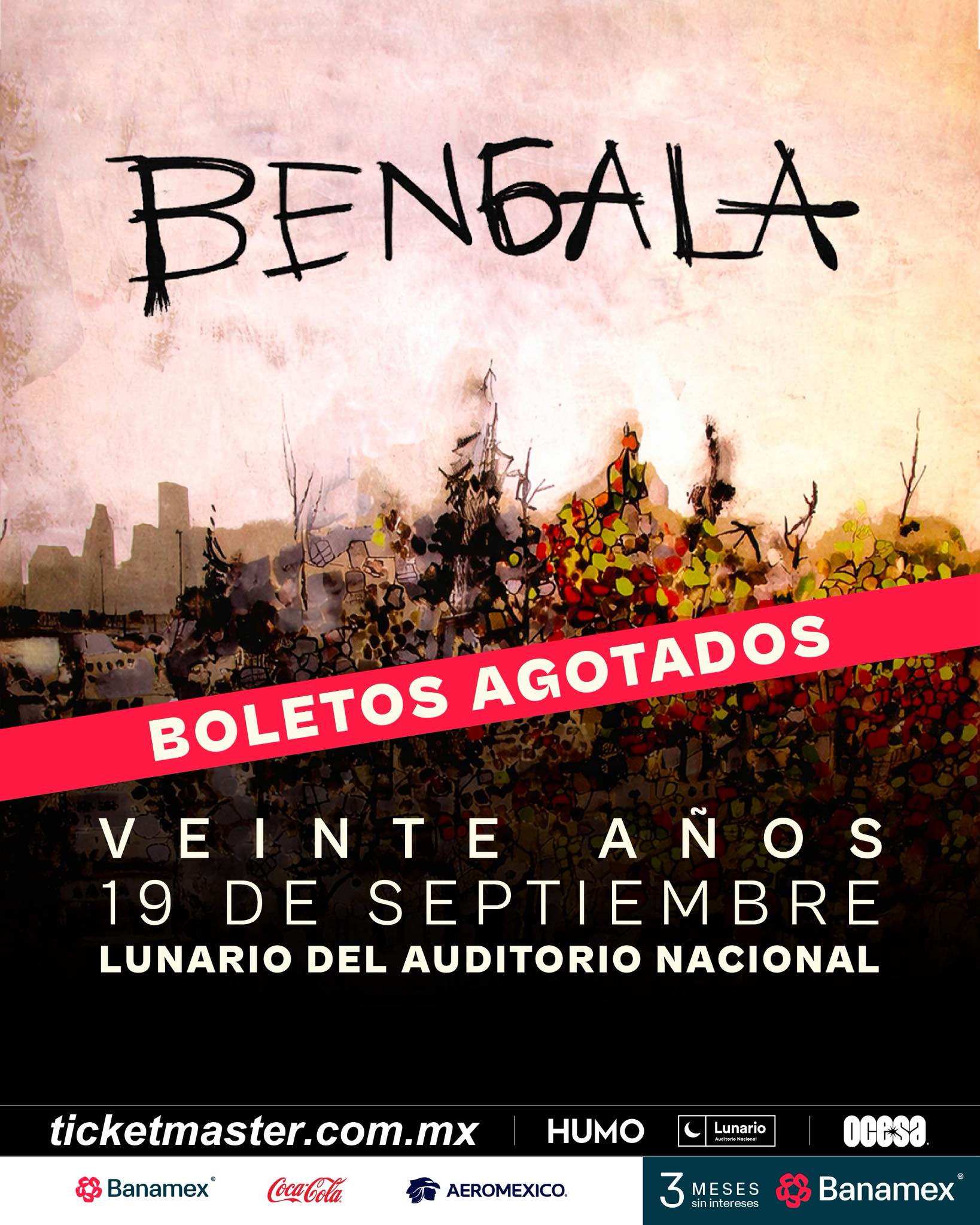 SOLD OUT: Bengala se presentará en el Lunario