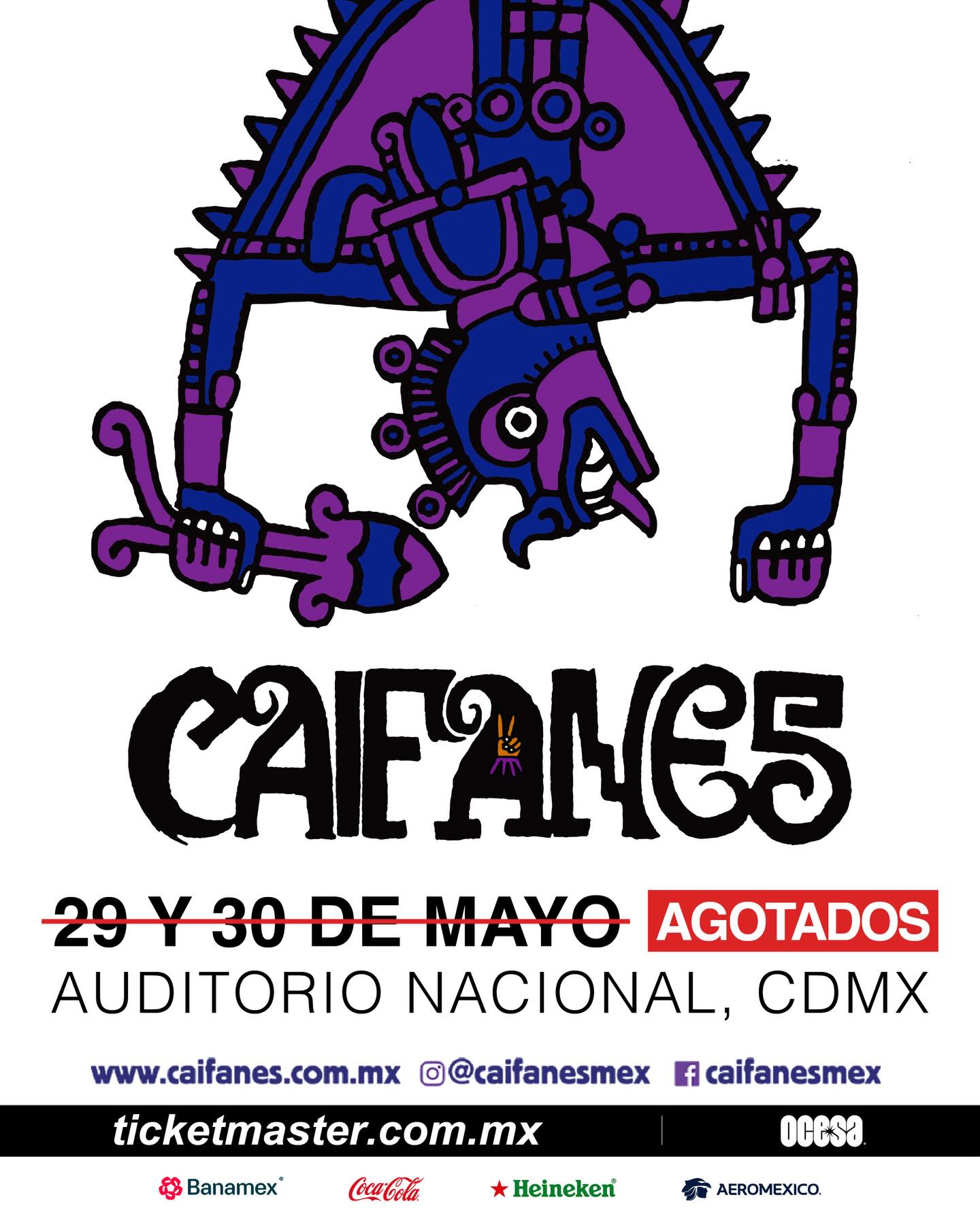 SOLD OUT: Caifanes llegará al Auditorio Nacional