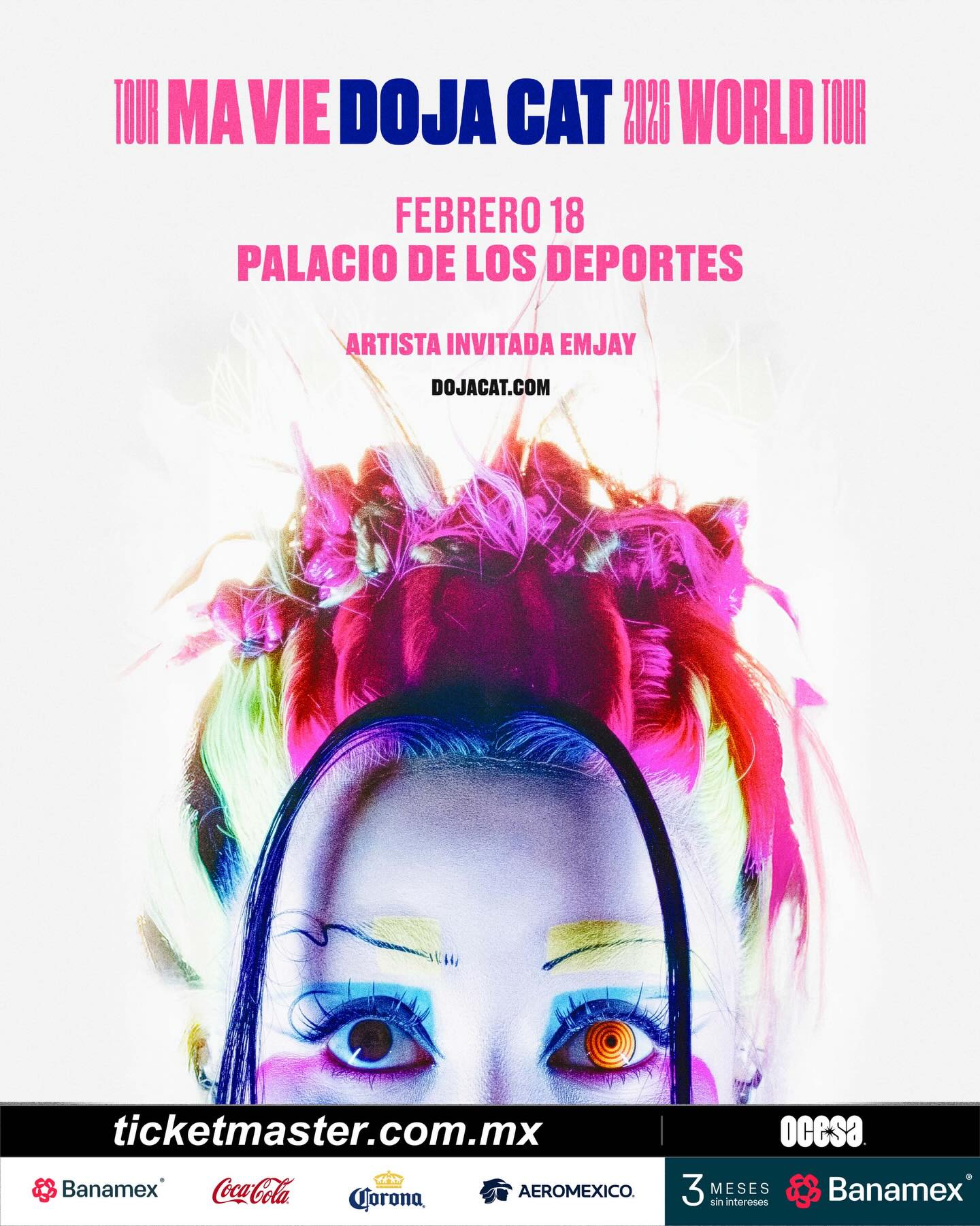 PRECIOS: Doja Cat se presentará en el Palacio de los Deportes