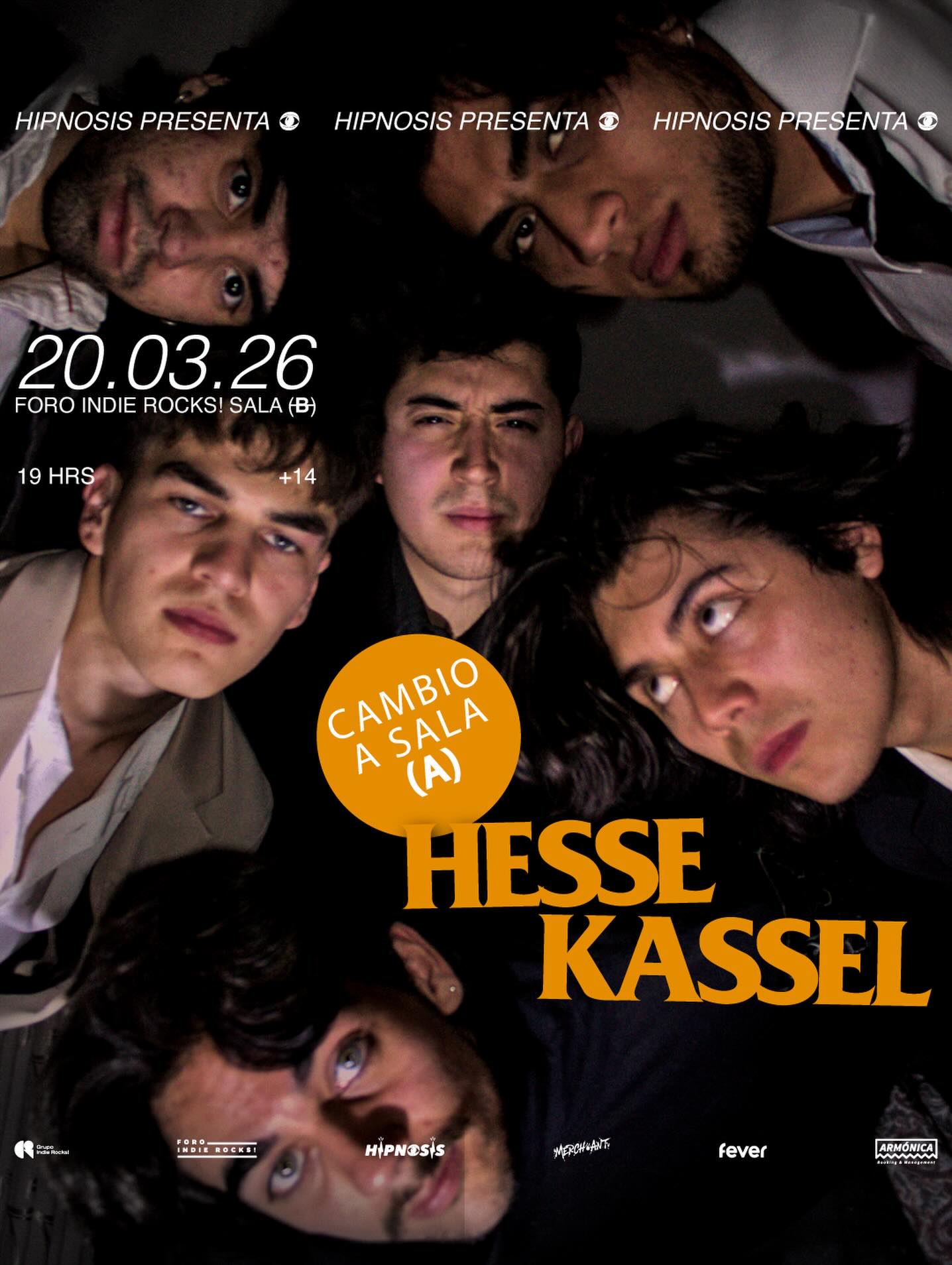 SOLD OUT: Hipnosis presenta Hesse Kassel en el Foro Indie Rocks!