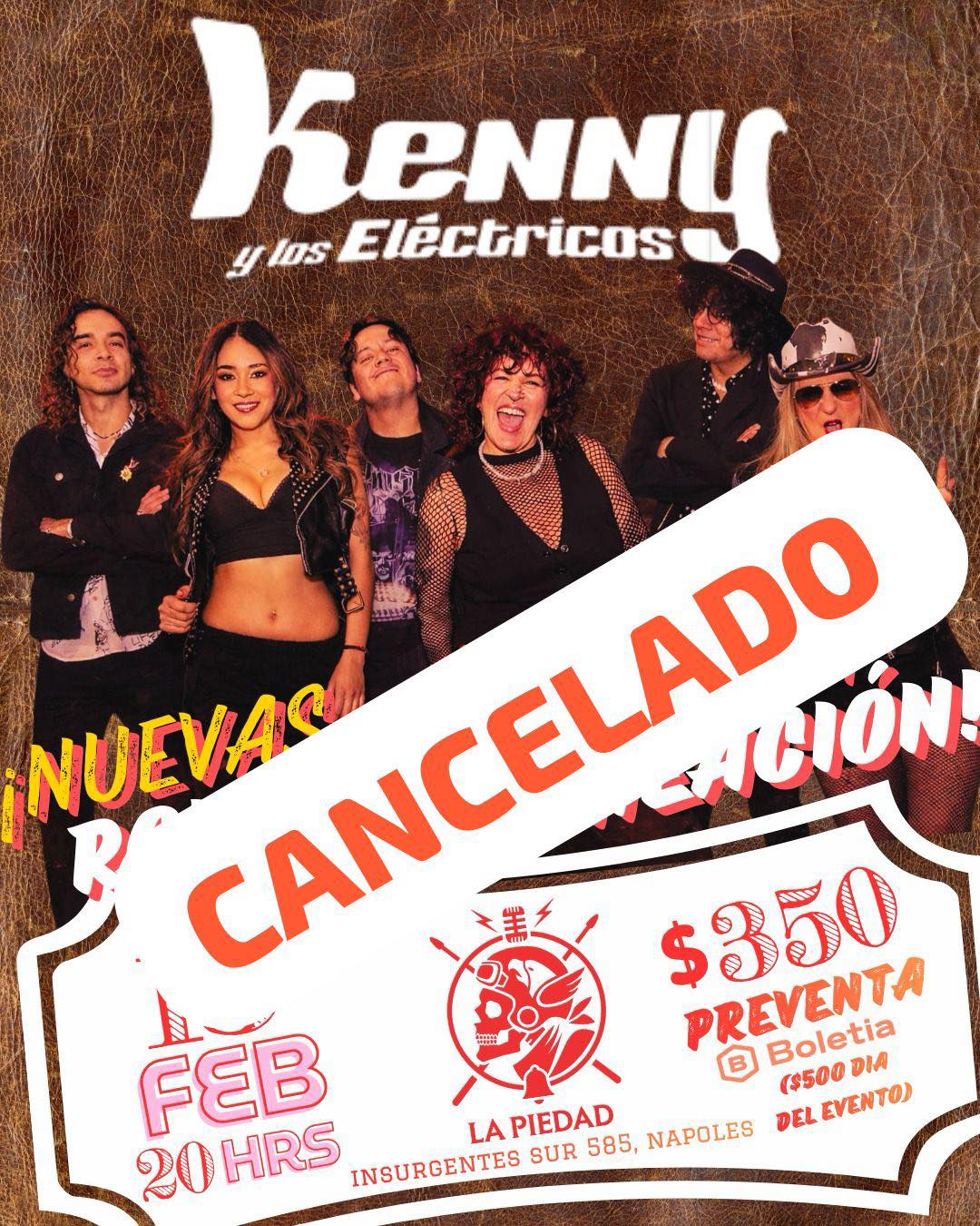 Kenny la piedad cancelado