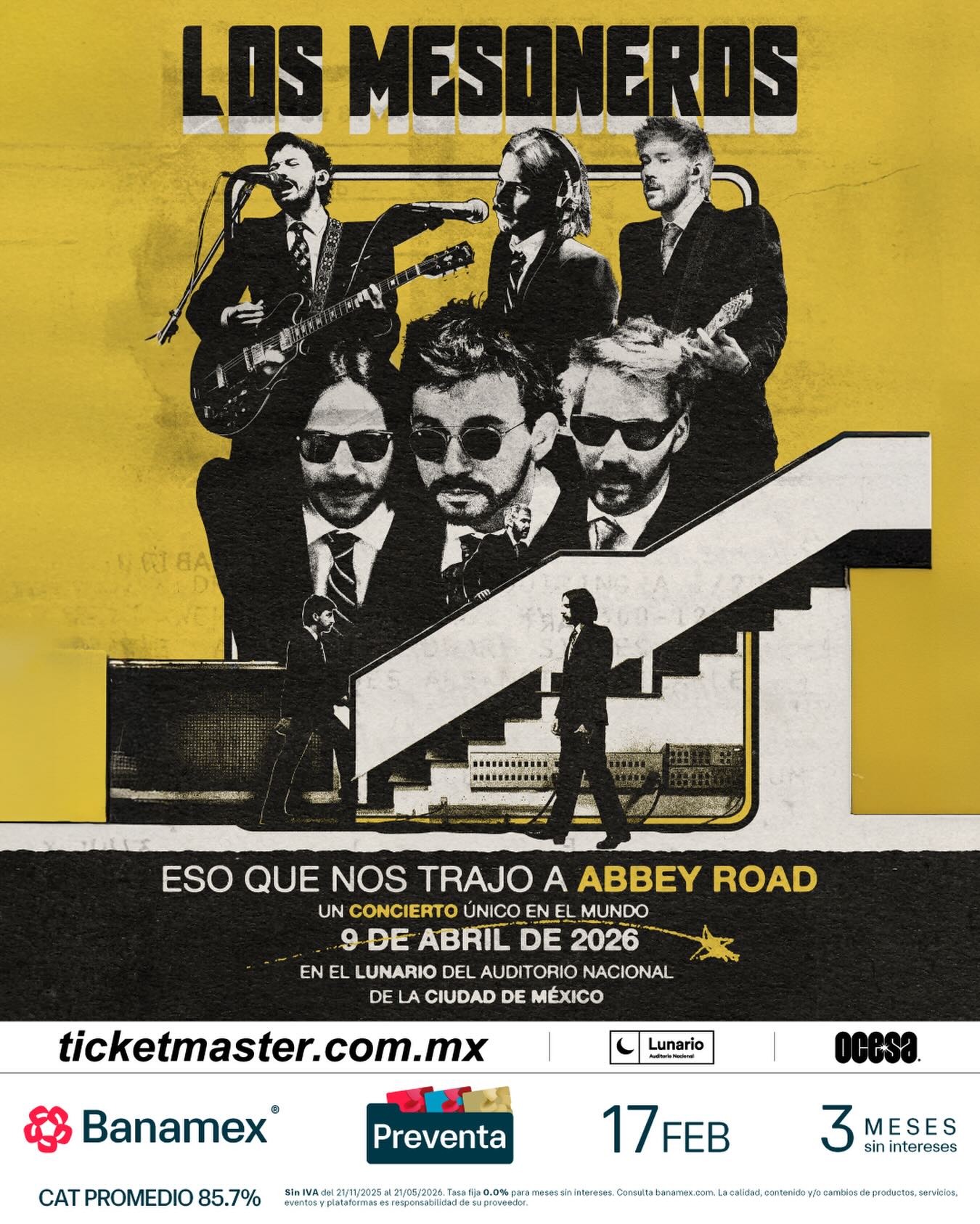 PRECIOS: Los Mesoneros se presentará en el Lunario