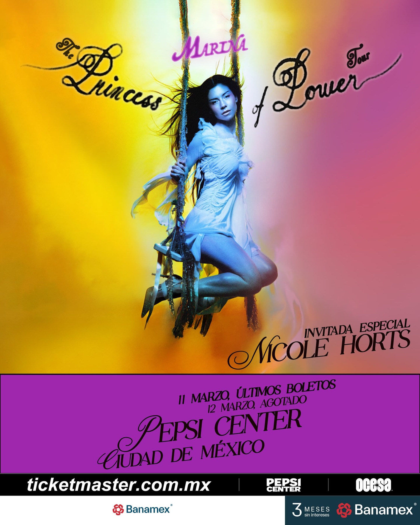 NUEVA FECHA: MARINA llegará al Pepsi Center