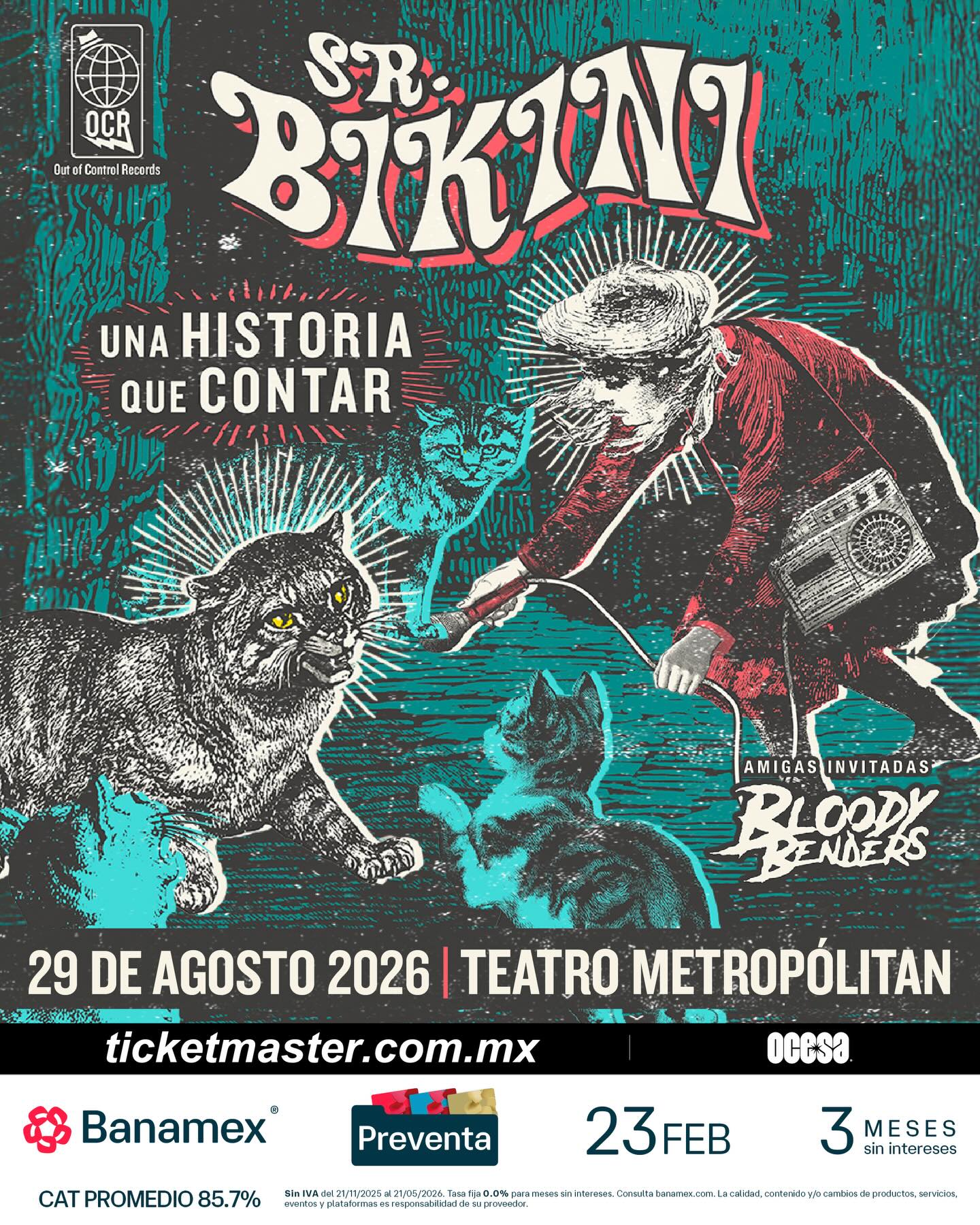 Sr. Bikini llegará al Teatro Metropólitan