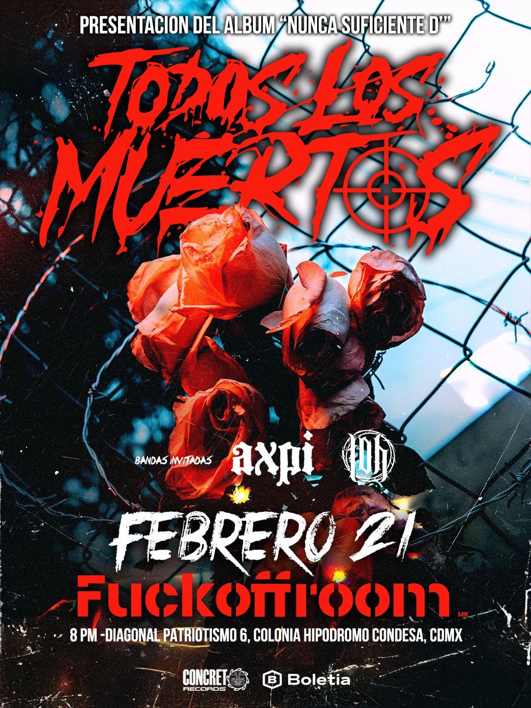 Todos los muertos fuck off room