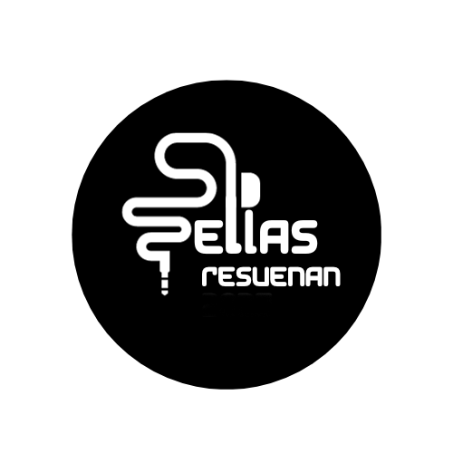 11. logo ellas resuenan negro y blanco