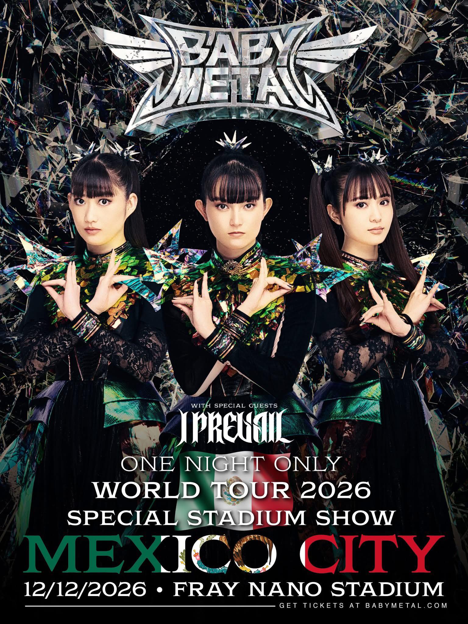 BABYMETAL llegará al Estadio Fray Nano