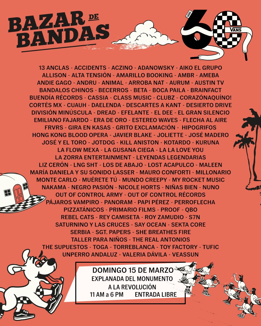 Bazar de bandas 2026 domingo