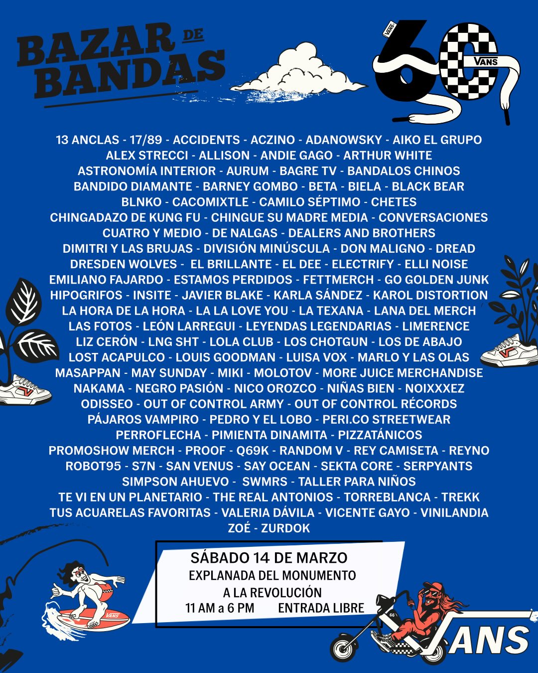 Bazar de bandas 2026 sabado