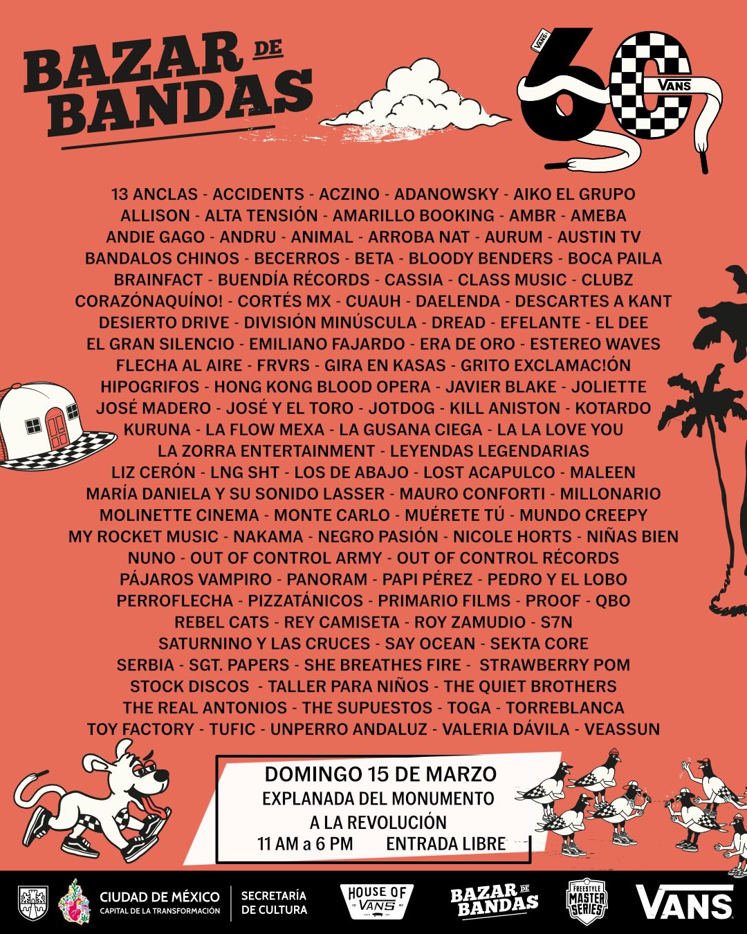 Bazar de bandas domingo 2026 ok