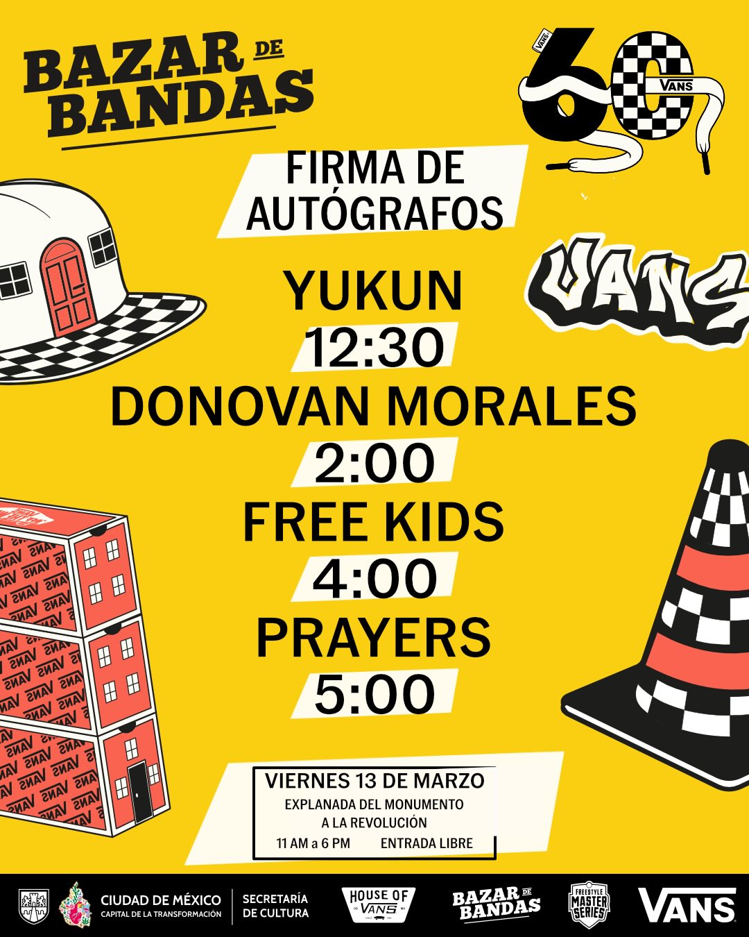 Bazar de bandas firma 2026 viernes
