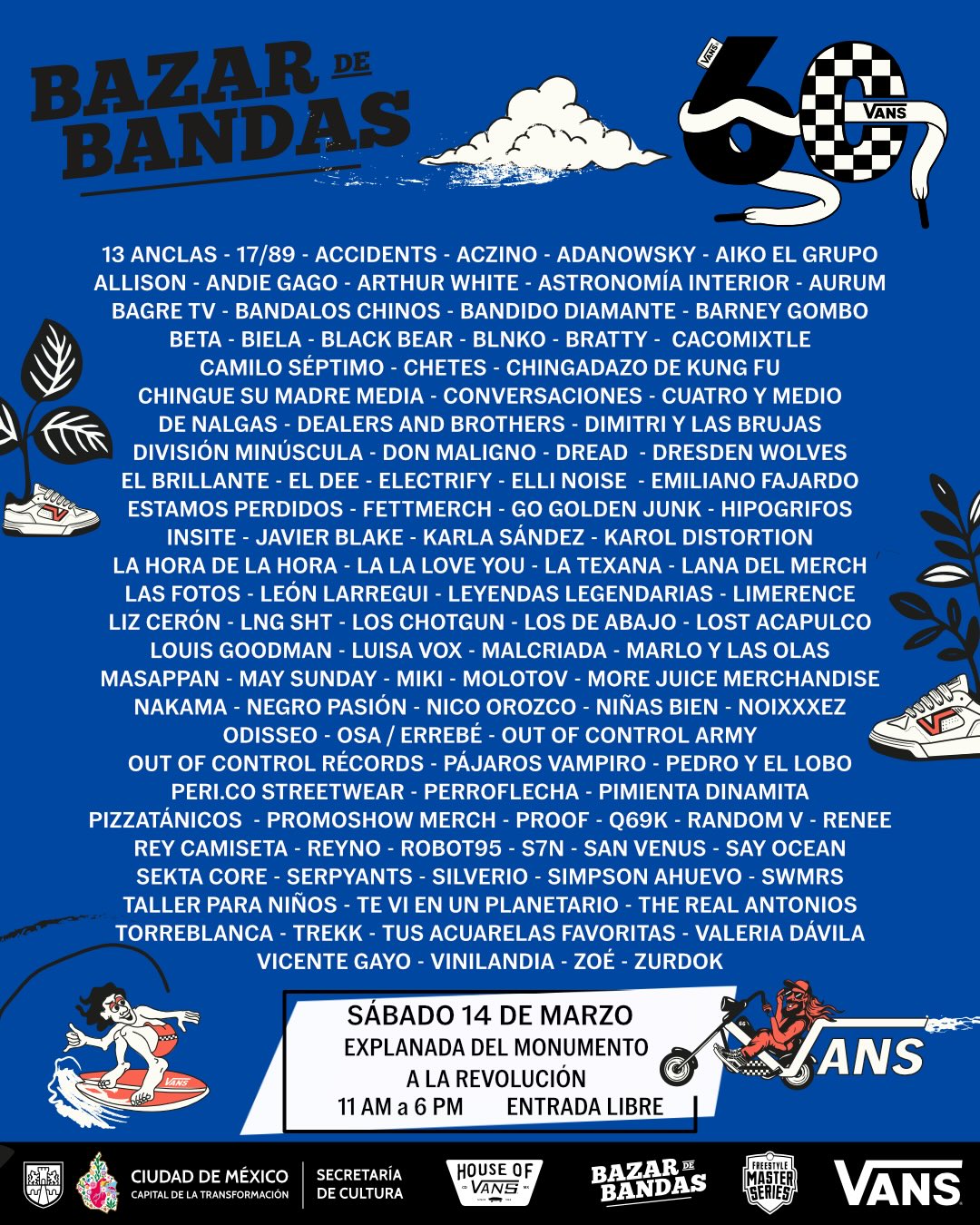 Bazar de bandas sabado 2026 ok