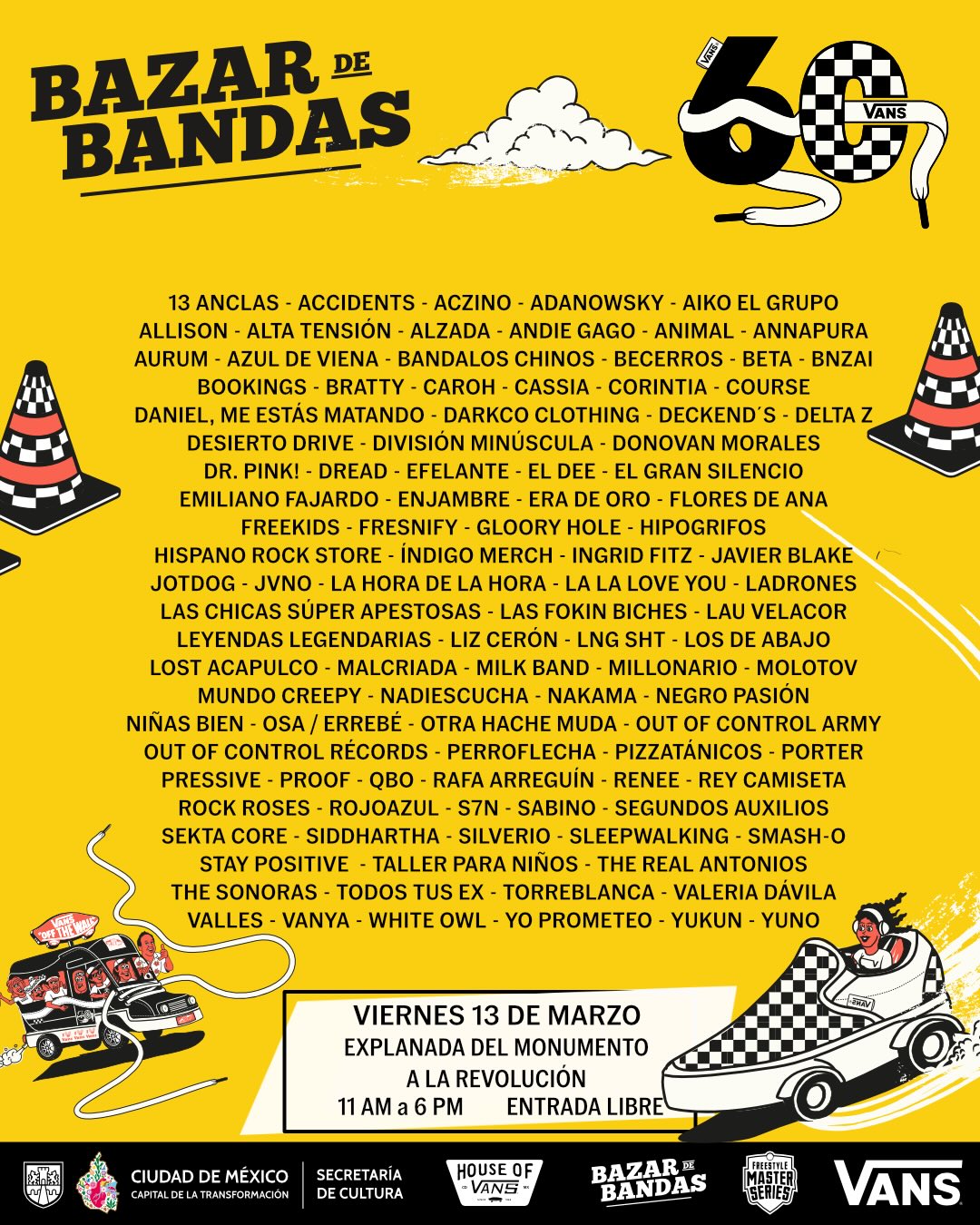 Bazar de bandas viernes 2026 ok